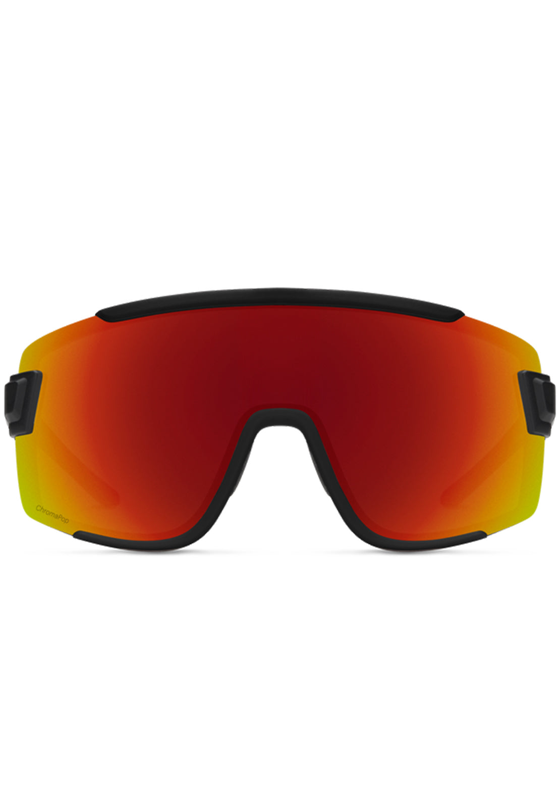 Smith Wildcat Bike Sunglasses Matte Black/ChromaPop Red Mirror