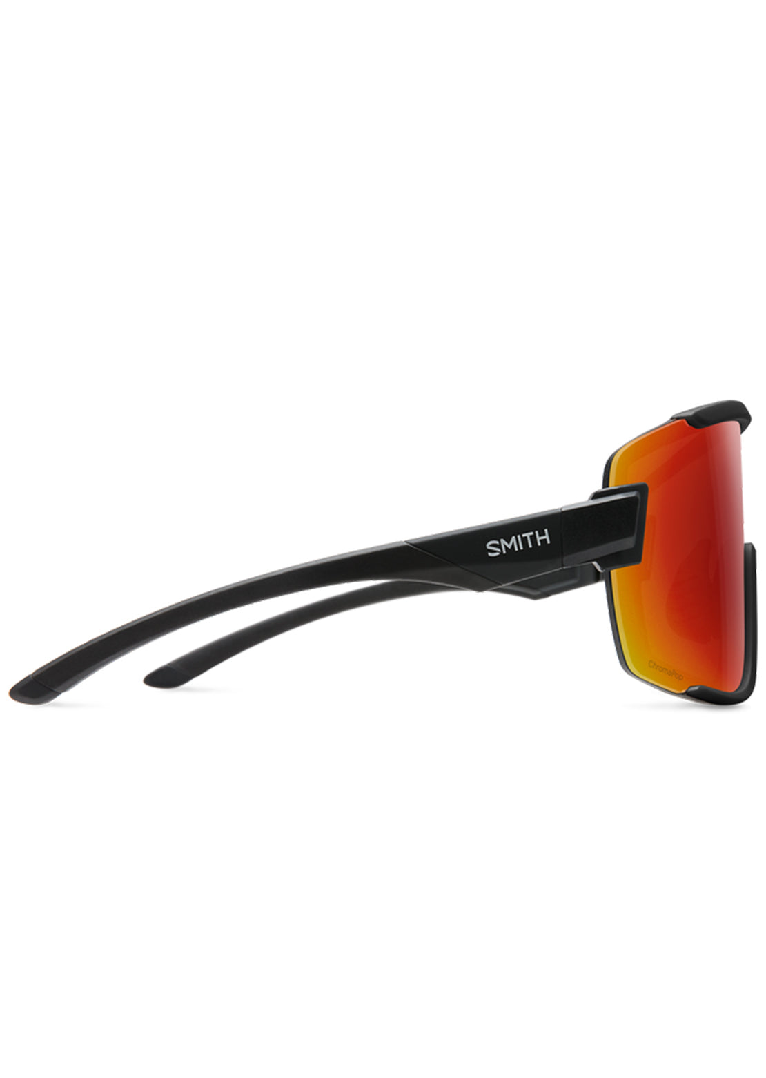 Smith Wildcat Bike Sunglasses Matte Black/ChromaPop Red Mirror