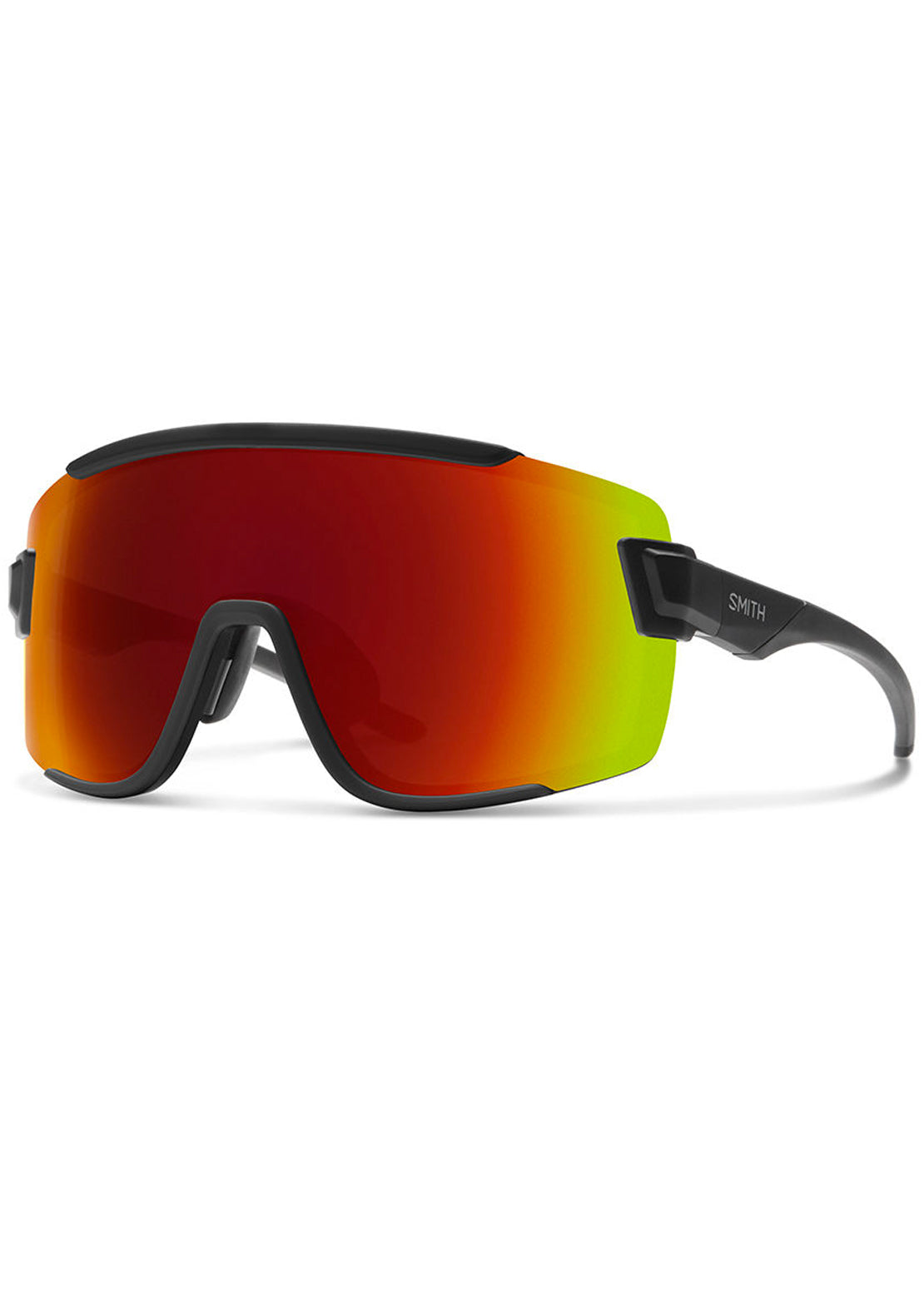 Smith Wildcat Bike Sunglasses Matte Black/ChromaPop Red Mirror