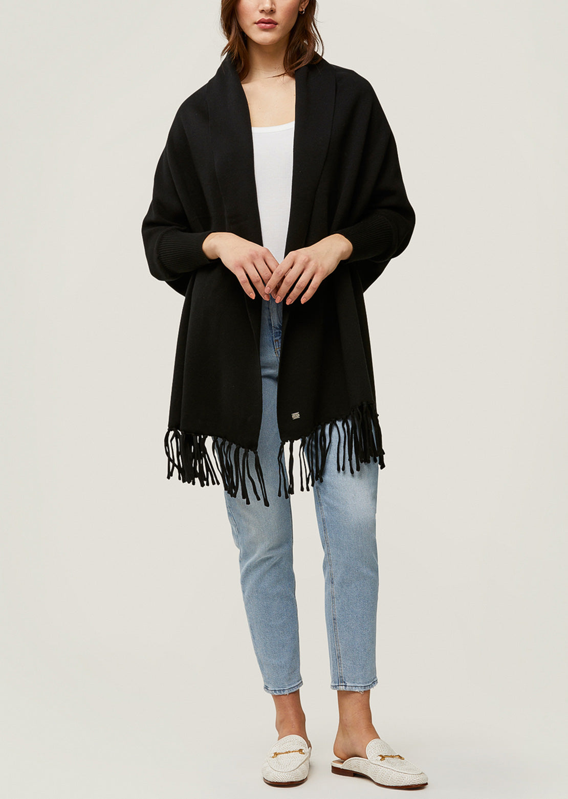 Soia &amp; Kyo Women&#39;s Miku Knitted Sweater Black