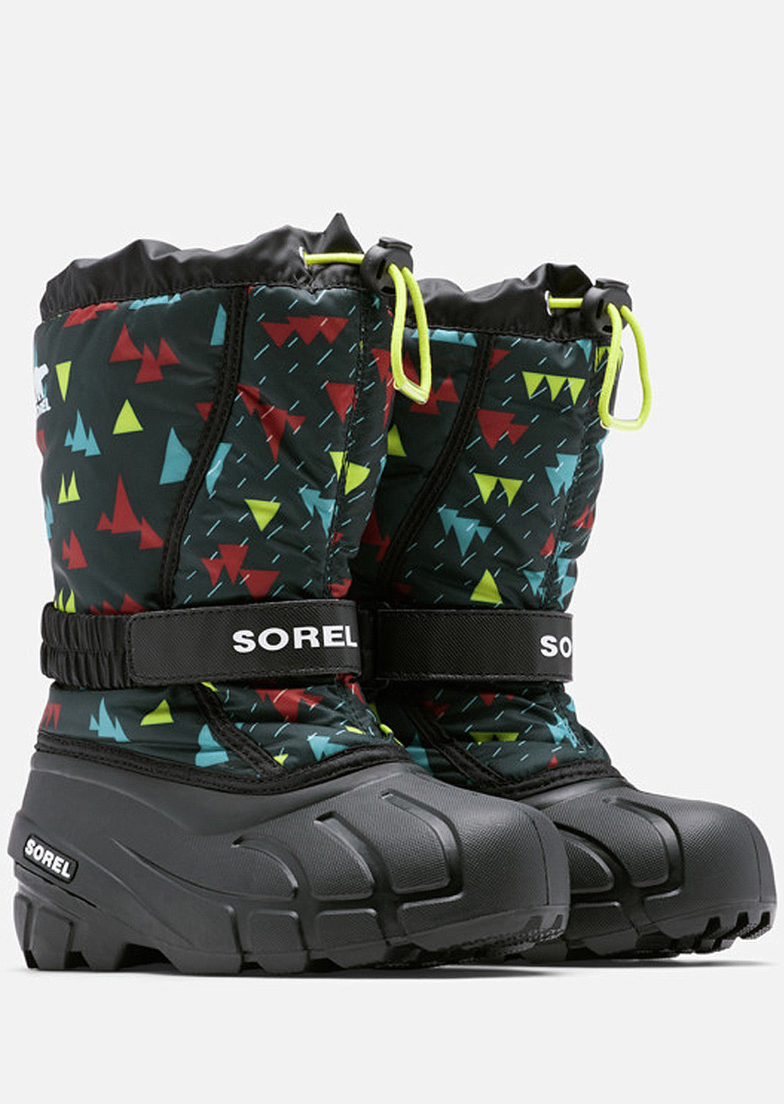 Sorel Infant Flurry Print Winter Boots Black/Black