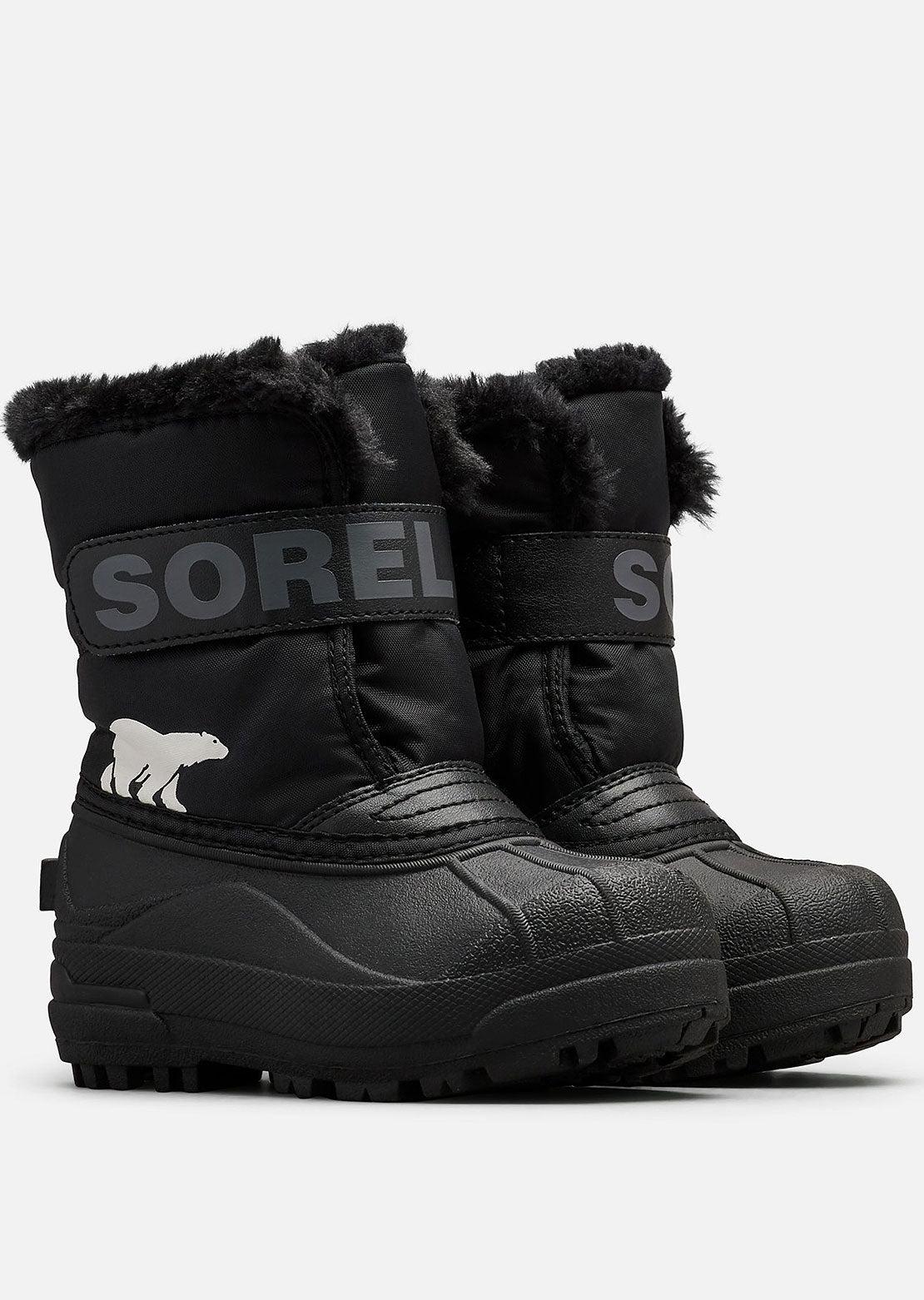 Sorel Infant Snow Commander Boots Black/Charcoal