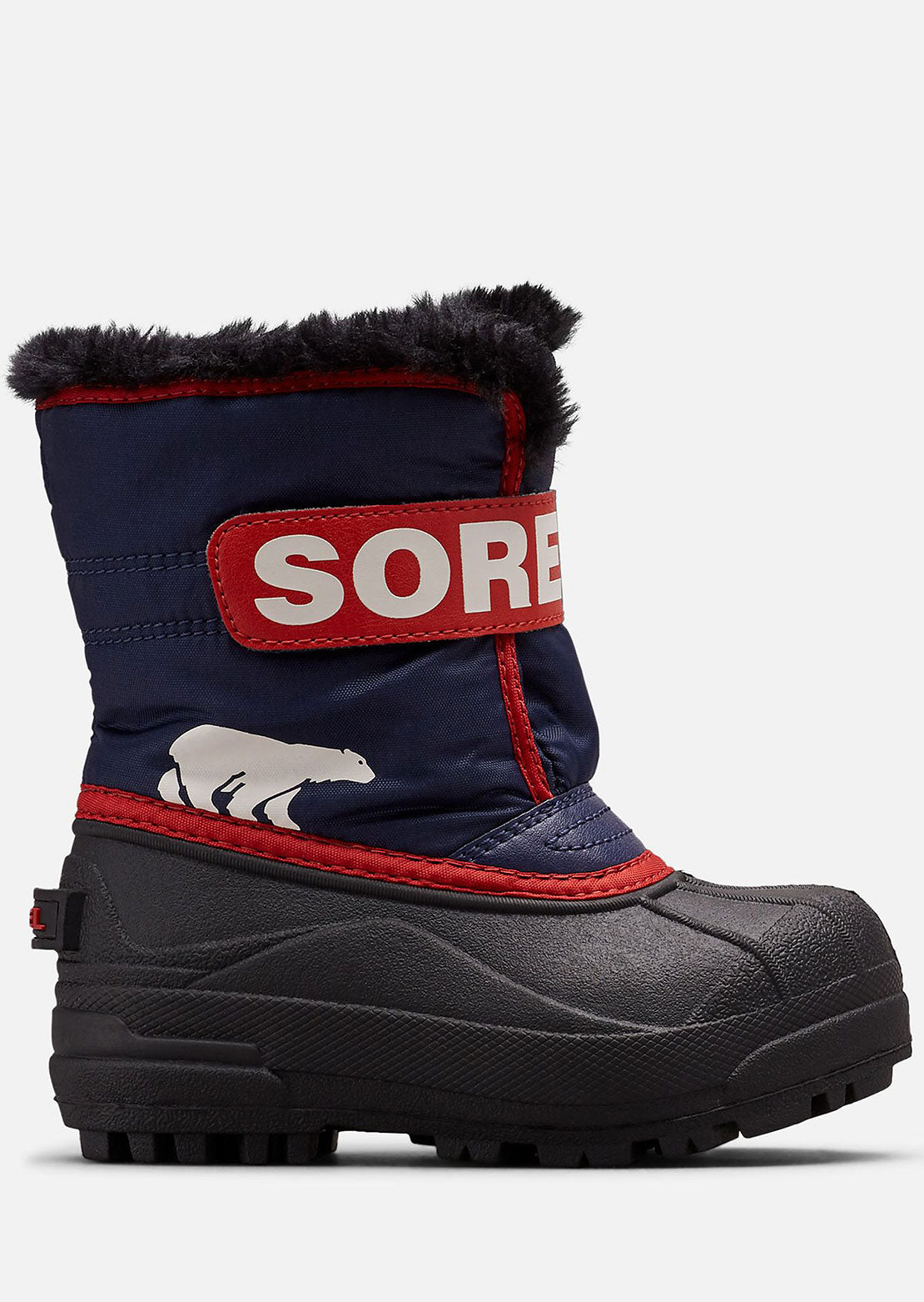 Sorel Infant Snow Commander Boots Nocturnal/Sail Red