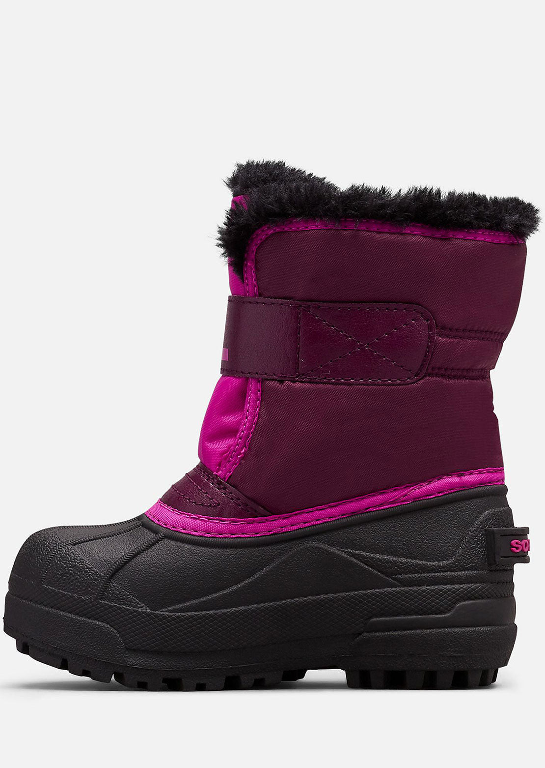 Sorel Infant Snow Commander Boots Purple Dahlia/Groovy Pink