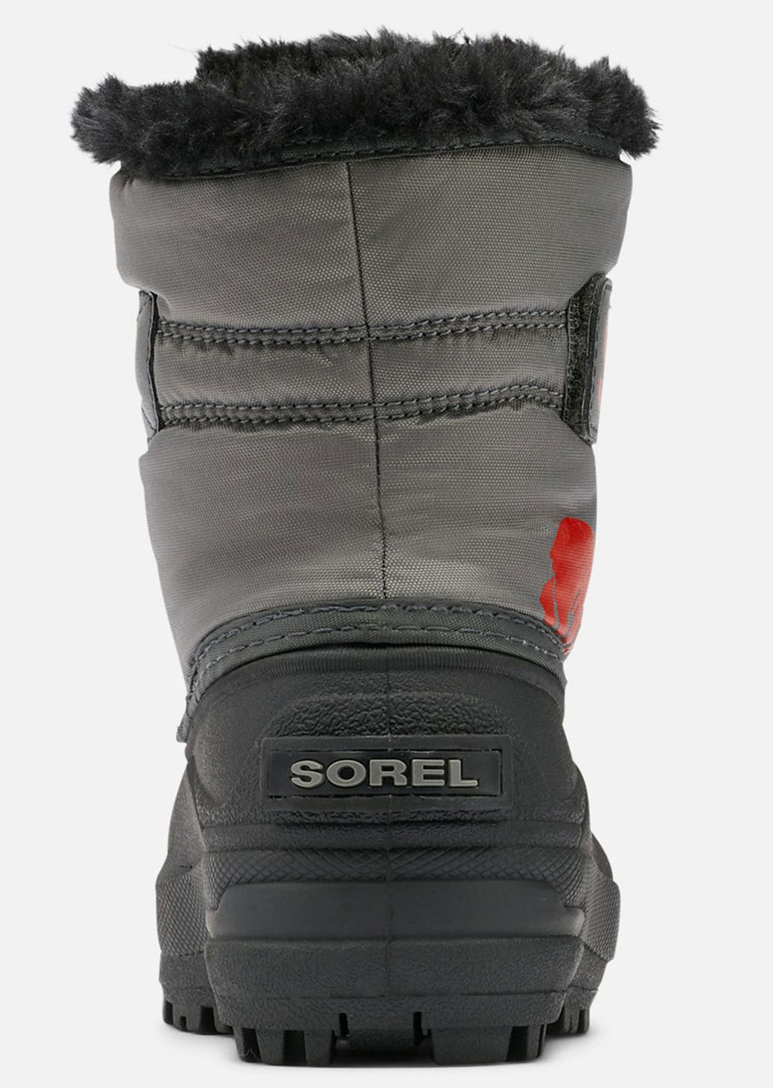 Sorel Infant Snow Commander Boots Quarry/Cherrybomb