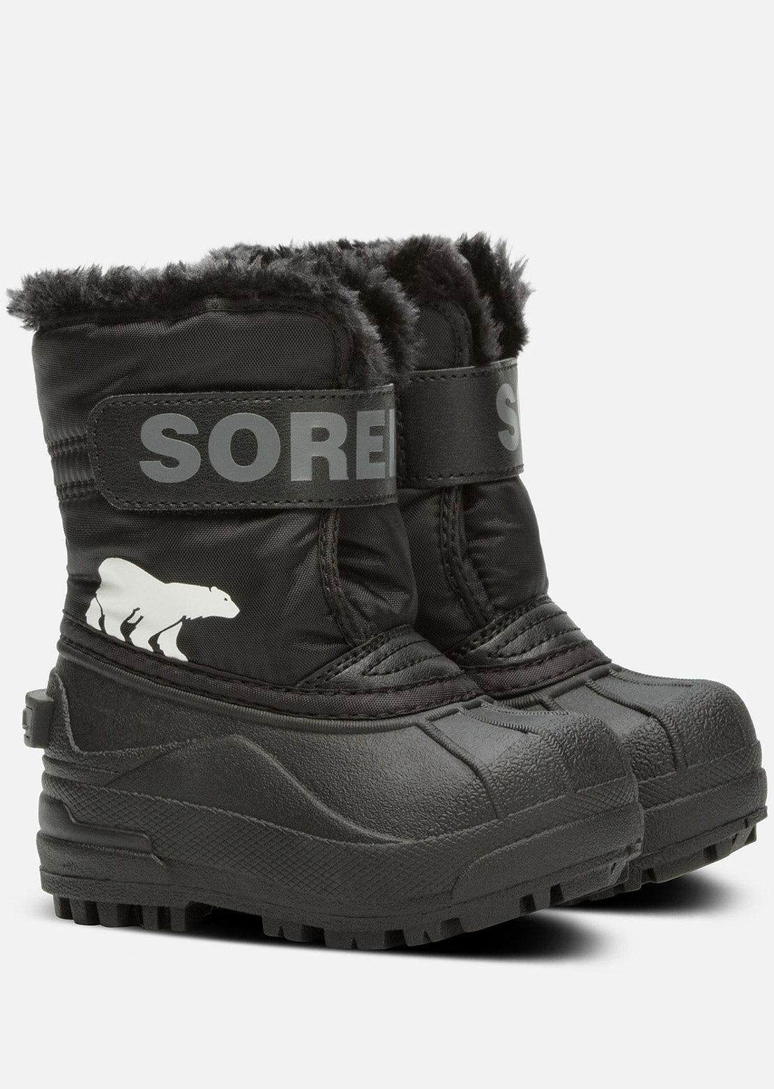 Sorel Toddler Snow Commander Winter Boots Black/Charcoal