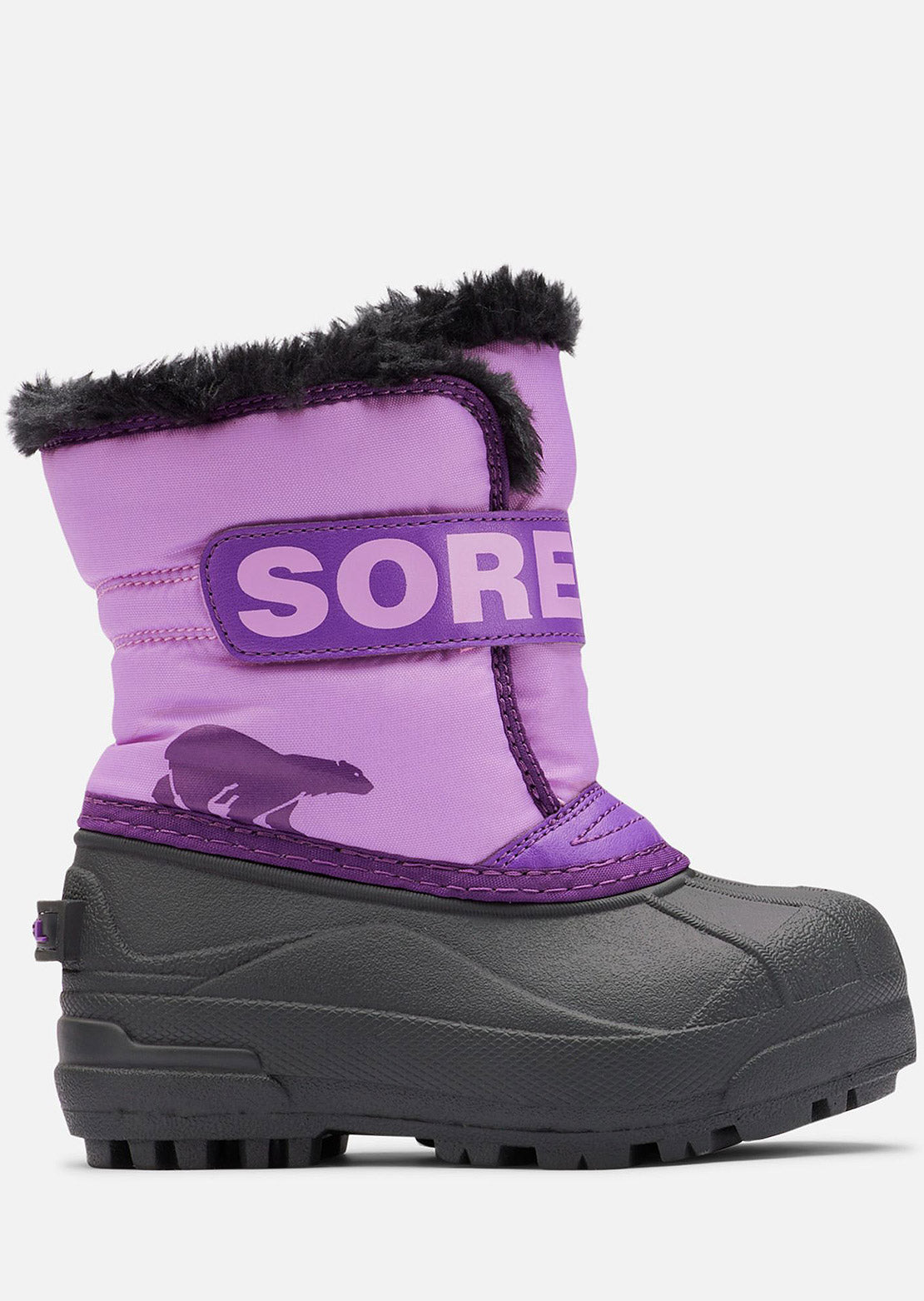 Sorel Toddler Snow Commander Winter Boots Gumdrop/Purple Violet