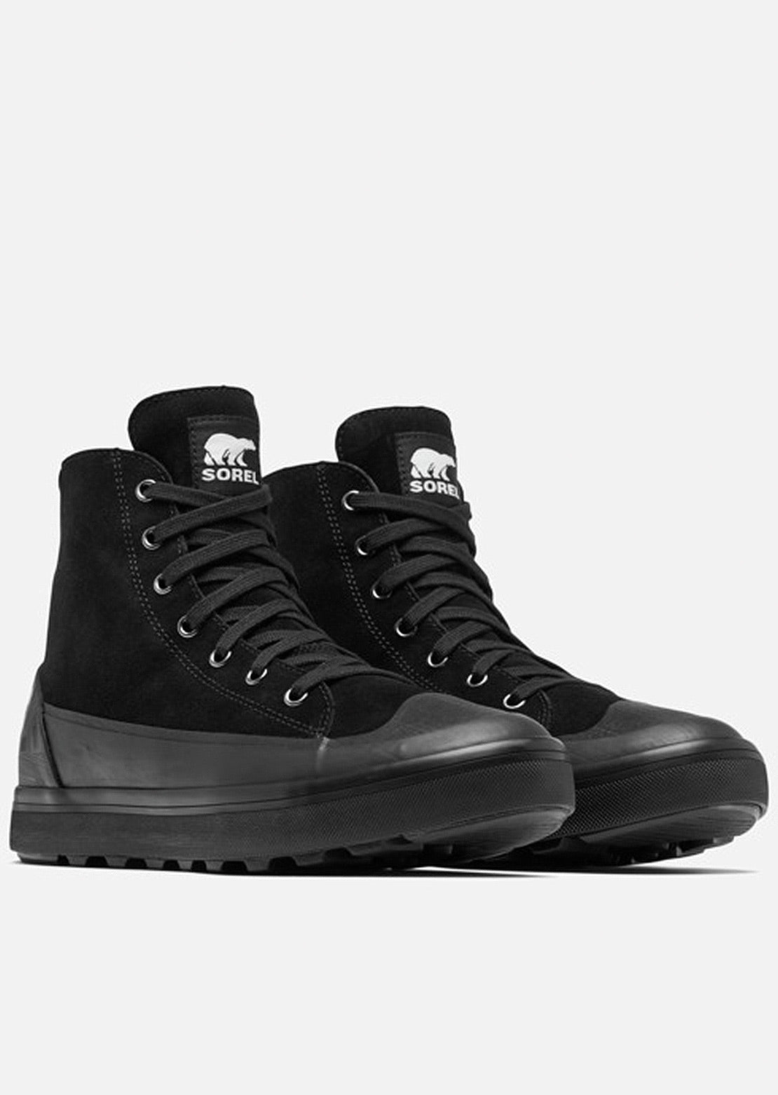 Sorel Men&#39;s Cheyanne Metro II Sneak WP Boots Black/Sea Salt