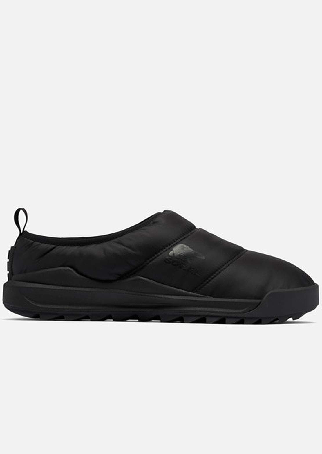 Sorel Men&#39;s Ona RMX Puffy Slip-On Shoes Black/White