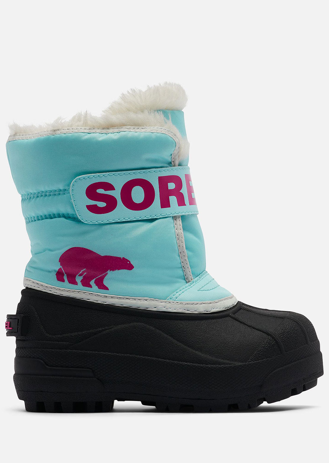 Sorel Toddler Snow Commander Winter Boots Ocean Surf/Cactus Pink