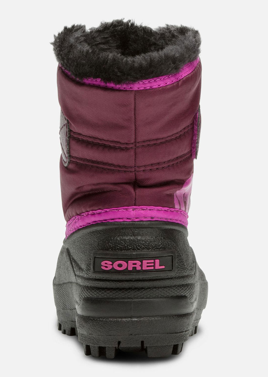 Sorel Toddler Snow Commander Winter Boots Purple Dahlia/Groovy Pink