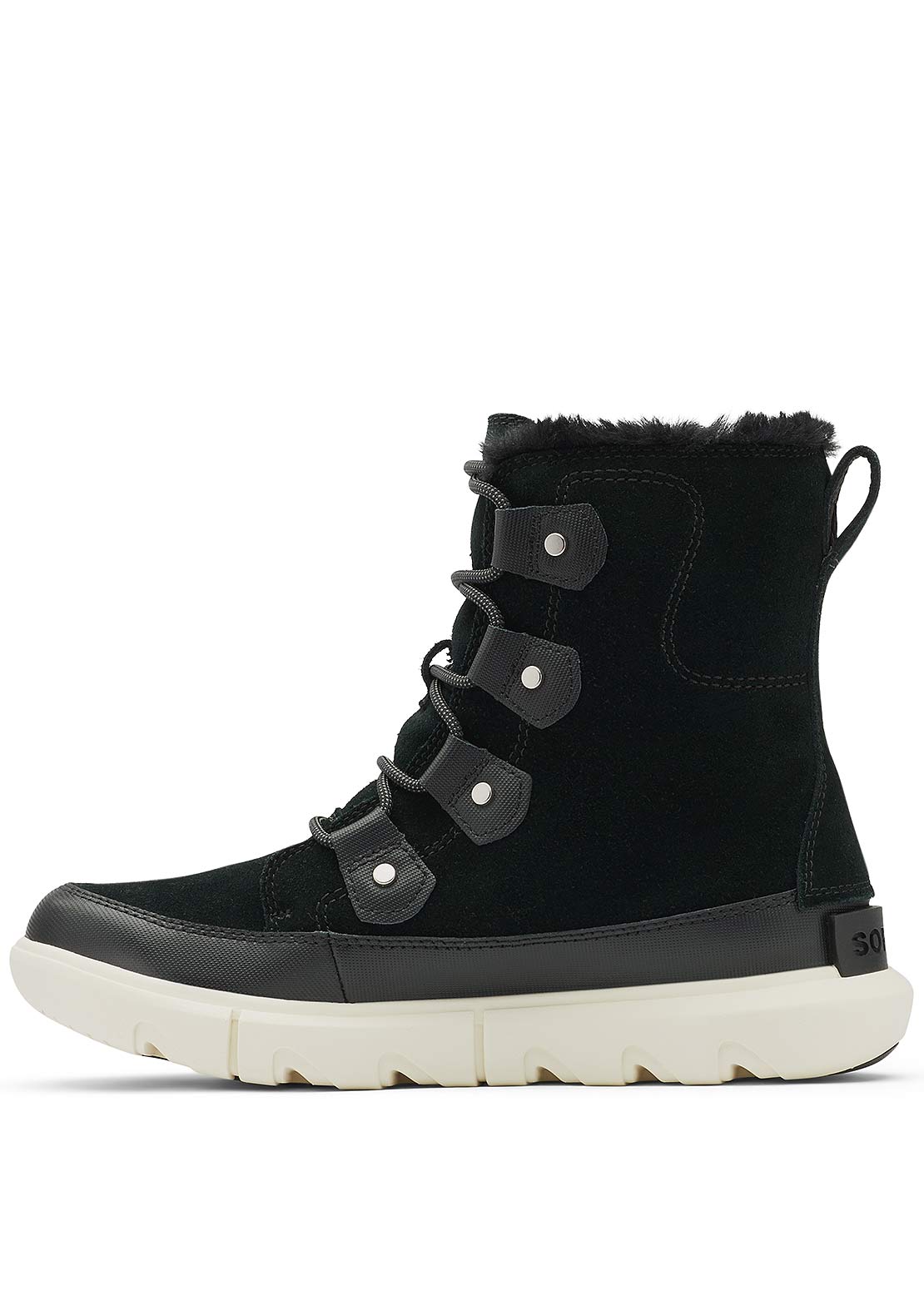 Sorel Women&#39;s Explorer II Joan Winter boots Fawn Black