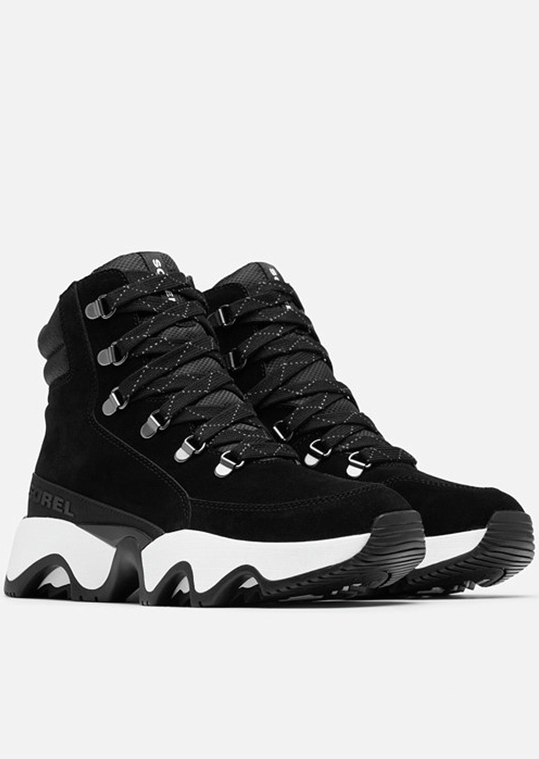Sorel Women's Kinetic Impact Conquest WP Winter Boots Black/Sea Salt