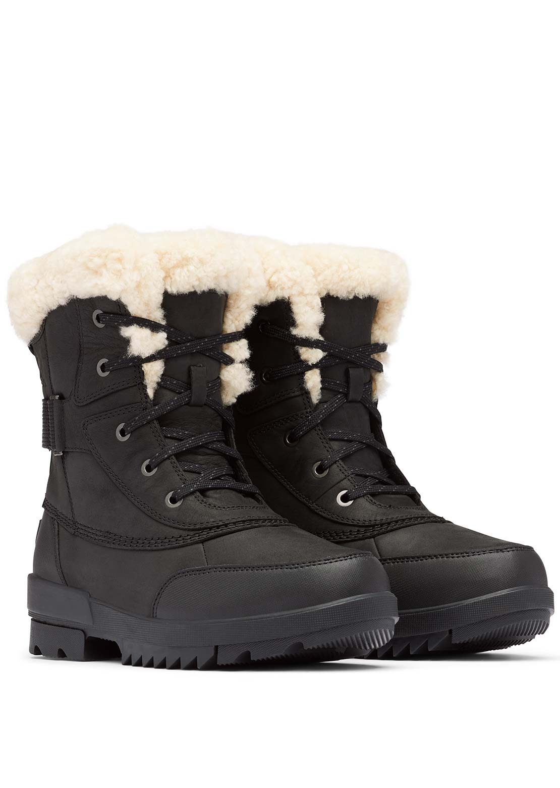 Sorel Women&#39;s Tivoli IV Parc Winter Boots Black/Sea Salt