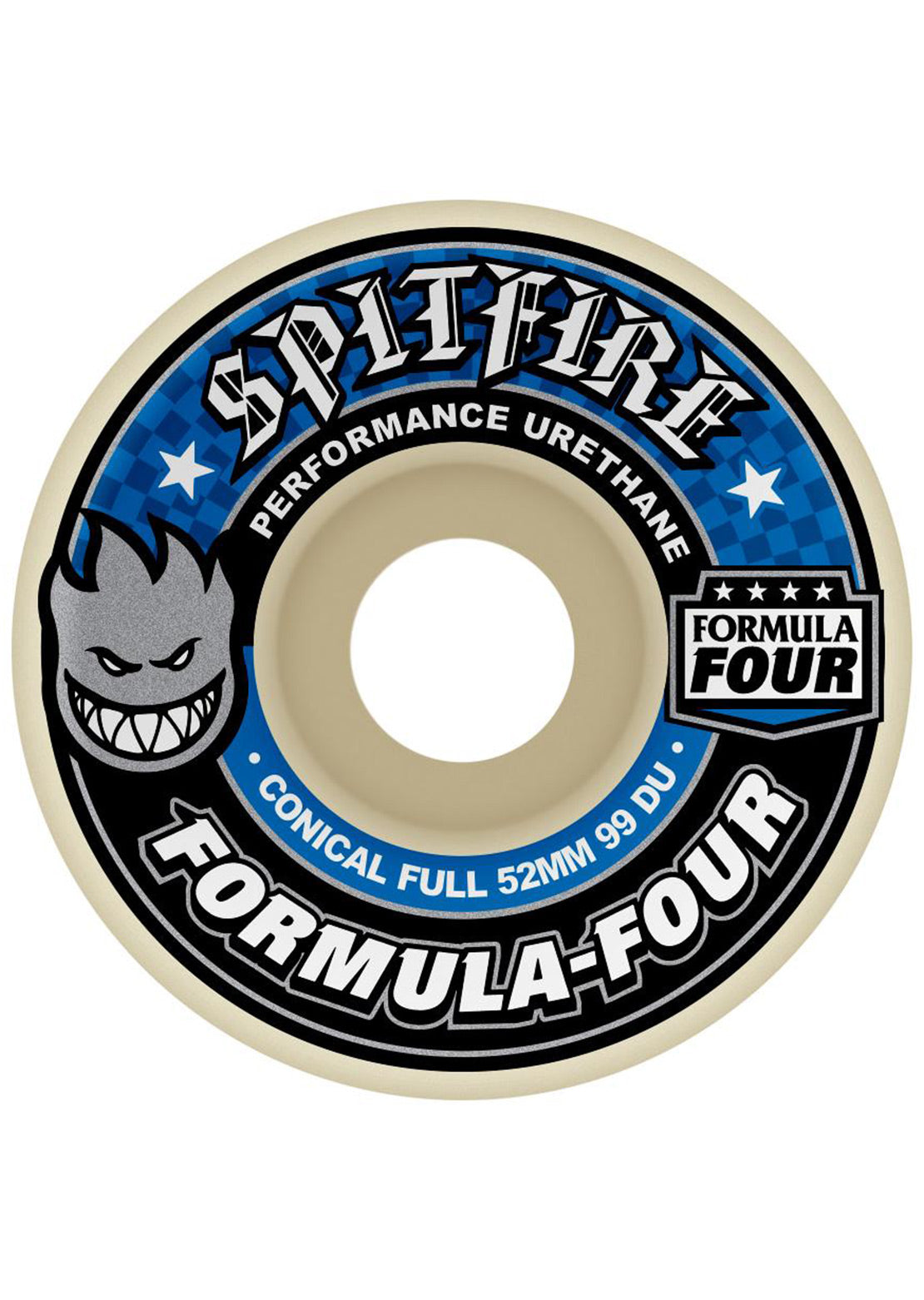 Spitfire Formula-Four F4 99D Conical Full 52 Skateboard Wheel - 52mm