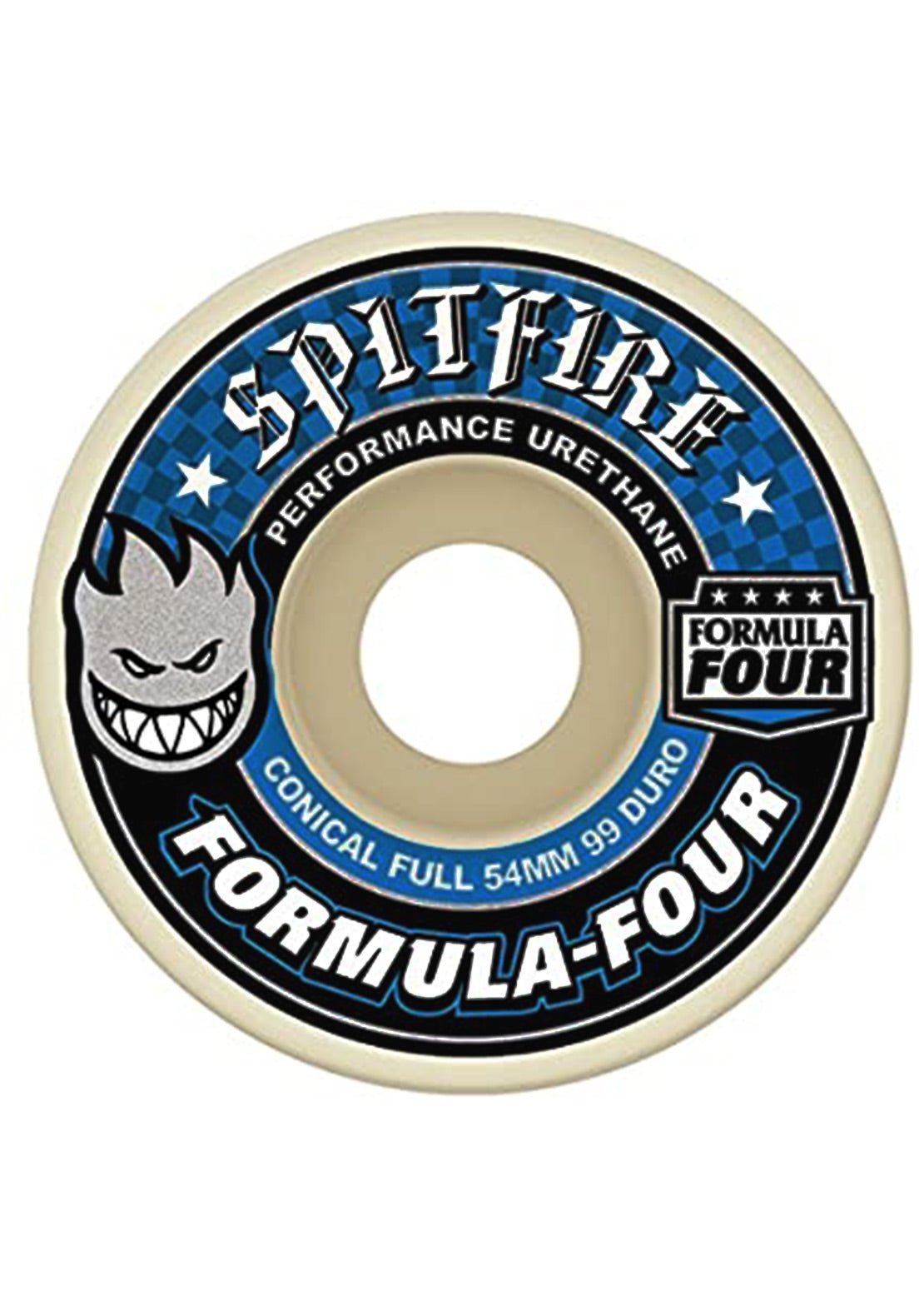 Spitfire Formula-Four F4 99D Conical Full 54 Skateboard Wheel - 54mm