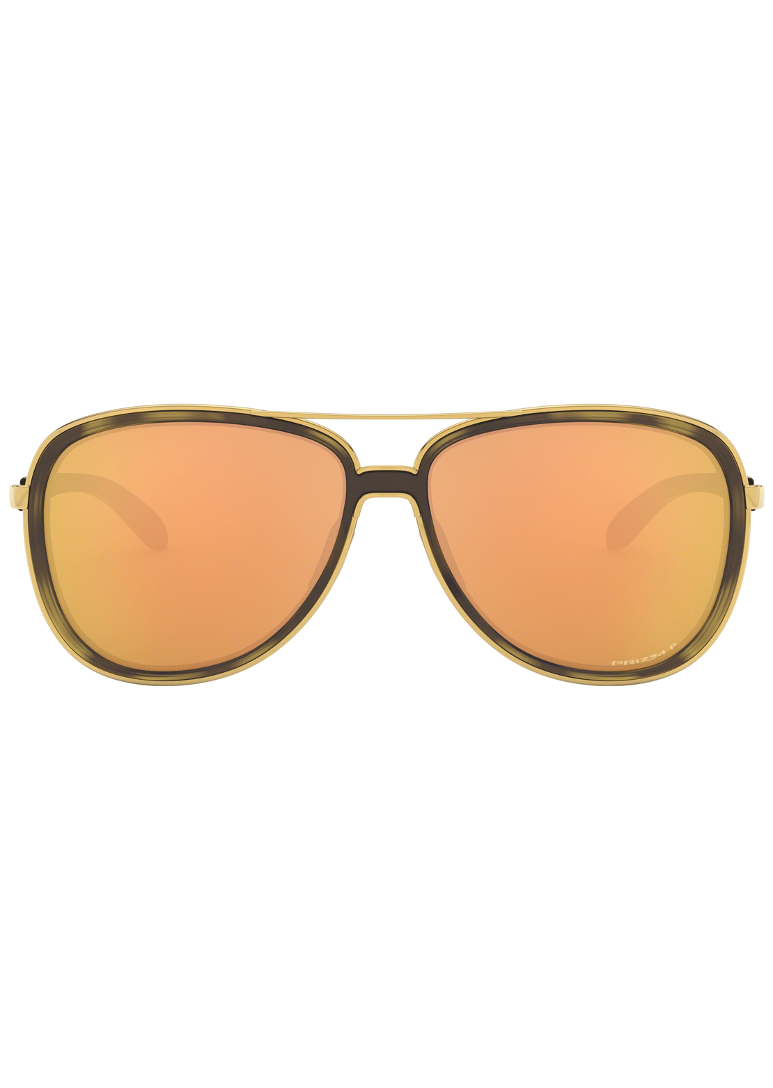 Oakley Women’s Split Time Prizm Polarized Sunglasses Brown Tortoise/Prizm Rose Gold Iridium Polarized