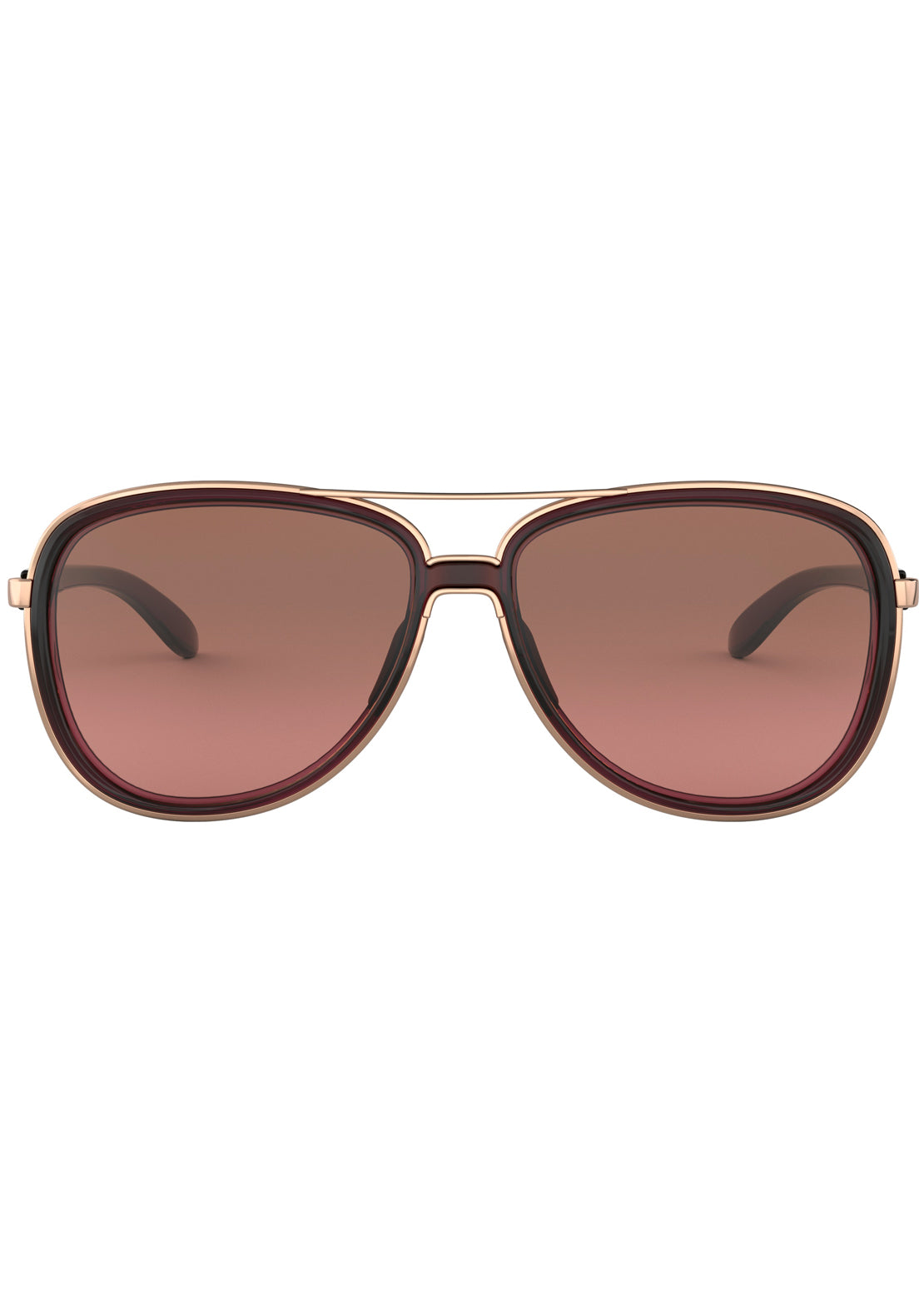 Oakley Women&#39;s Split Time Sunglasses Crystal Raspberry/Rose Gold/G40 Black Gradient