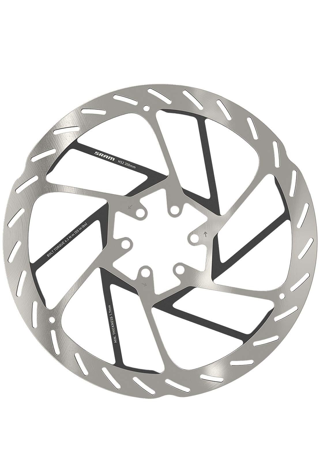 SRAM HS2 6-Bolt Mountain Bike Rotor - 200mm