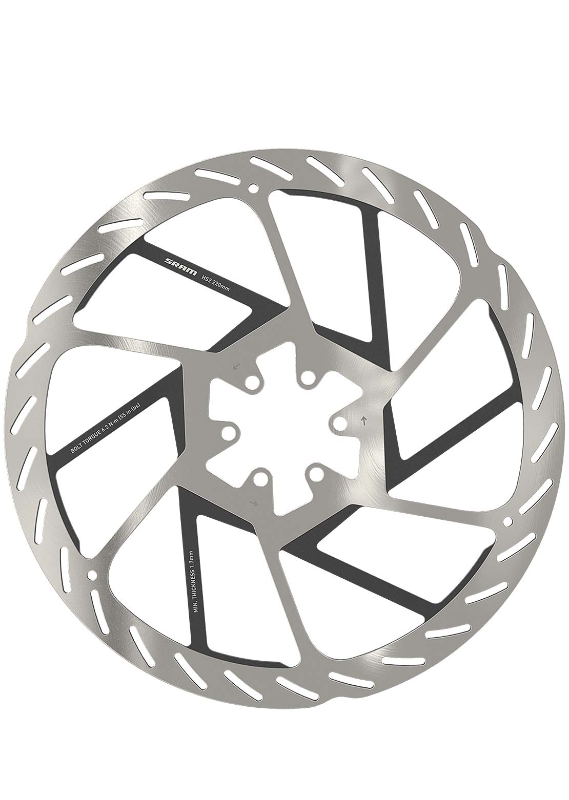 SRAM HS2 6-Bolt Mountain Bike Rotor - 220mm