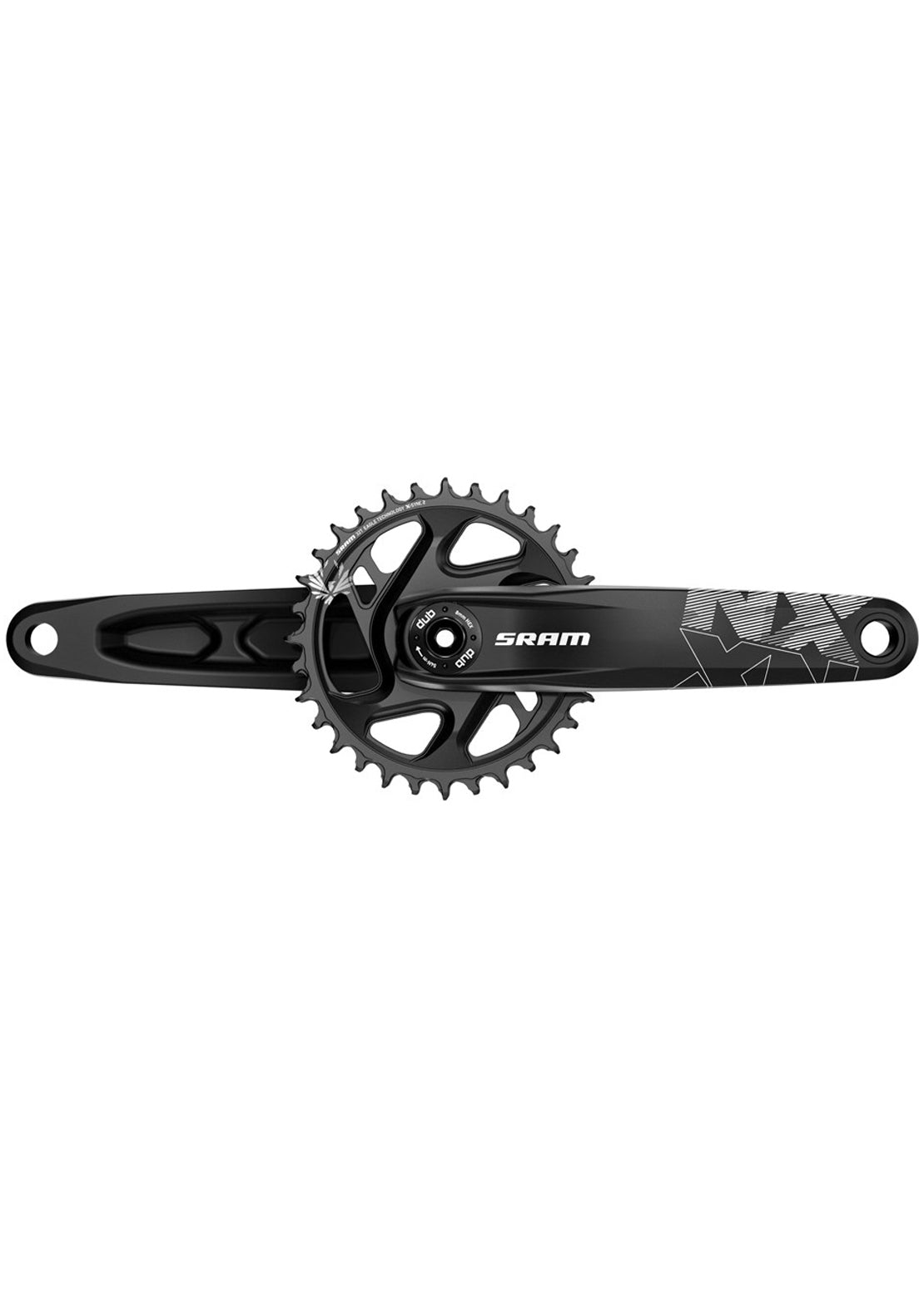 Sram NX Eagle DUB Mountain Bike Crankset Black