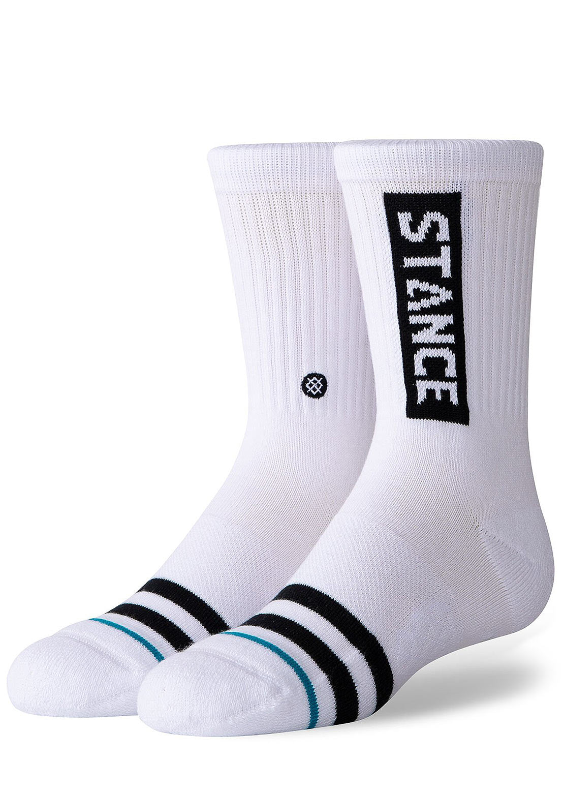 Stance Junior Staple OG Socks White