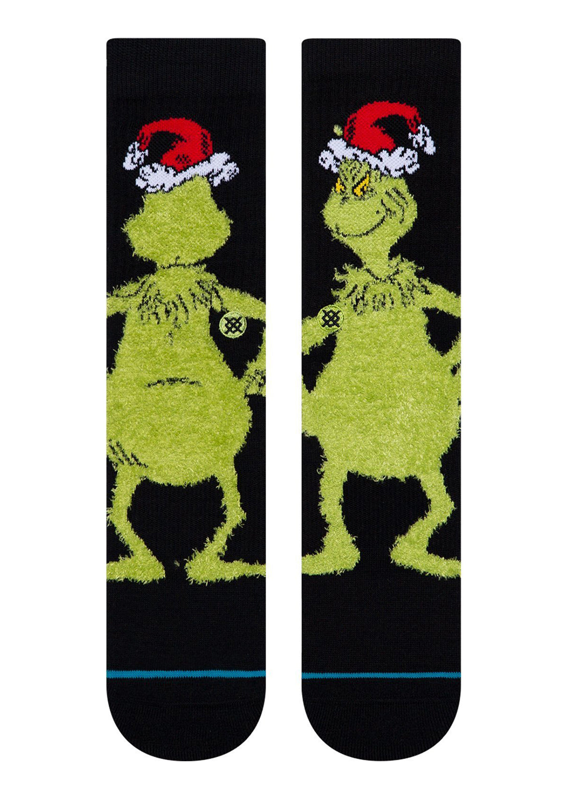 Stance Unisex Christmas Mr Grinch Socks Black