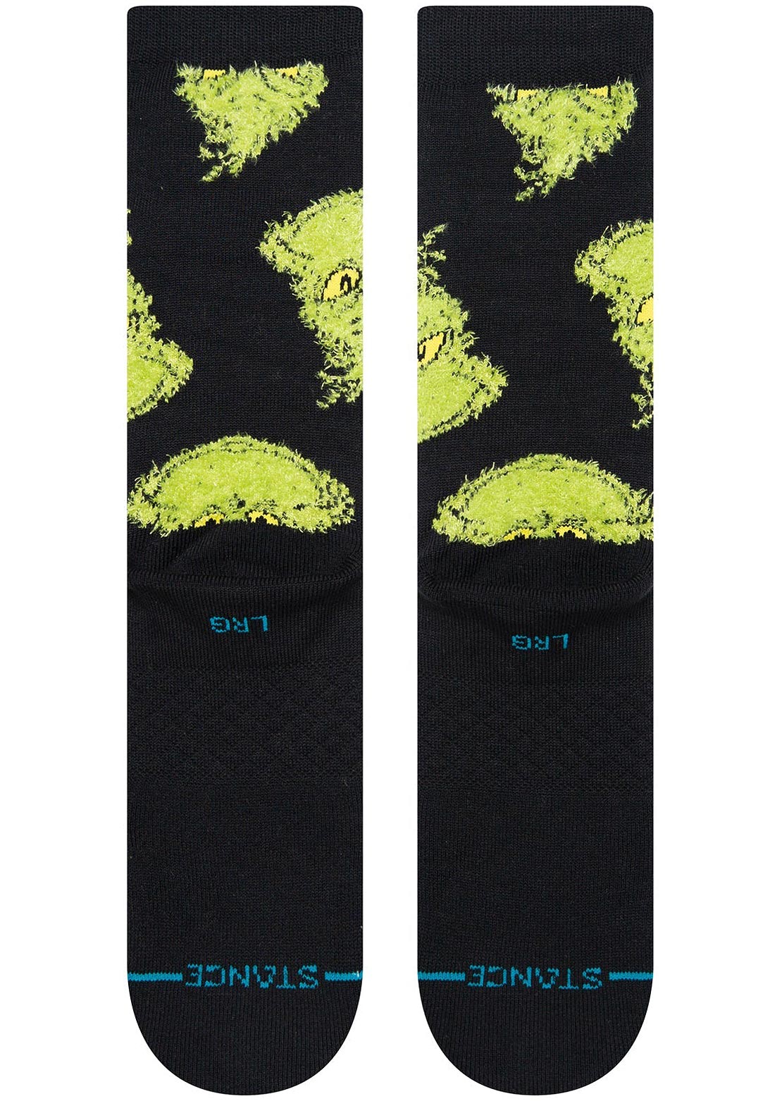 Stance Unisex FTP Grinch Mean One Socks Black