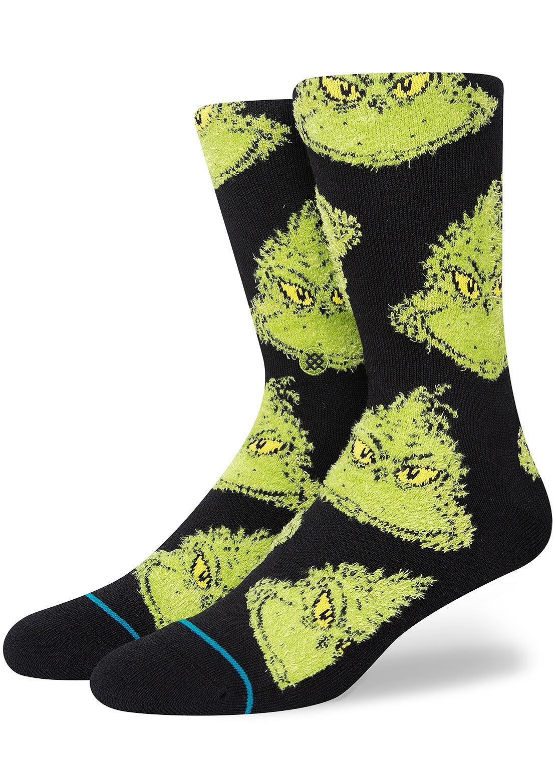 Stance Unisex FTP Grinch Mean One Socks Black