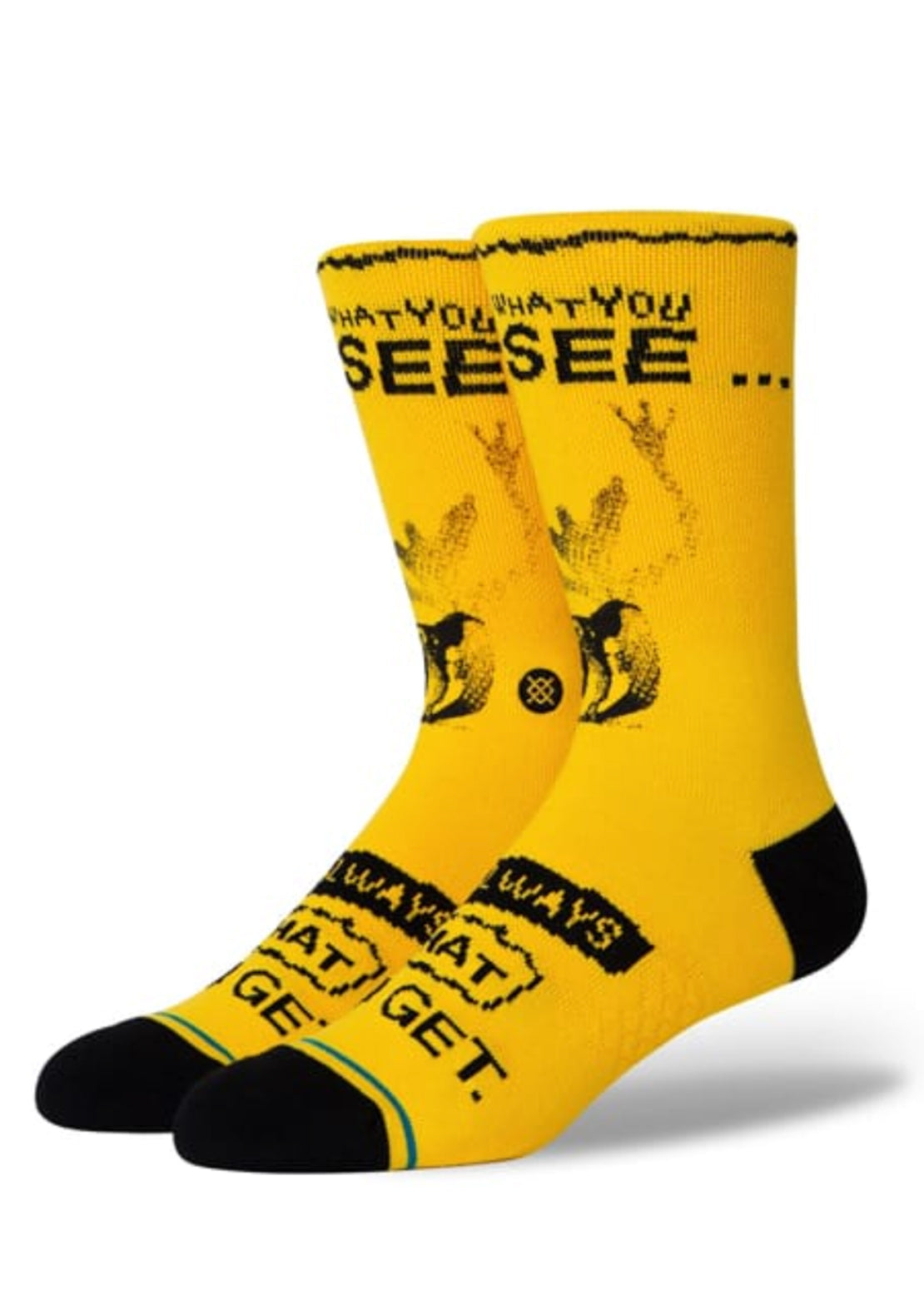 Stance X Gremlins Unisex Life What You Get Socks Yellow