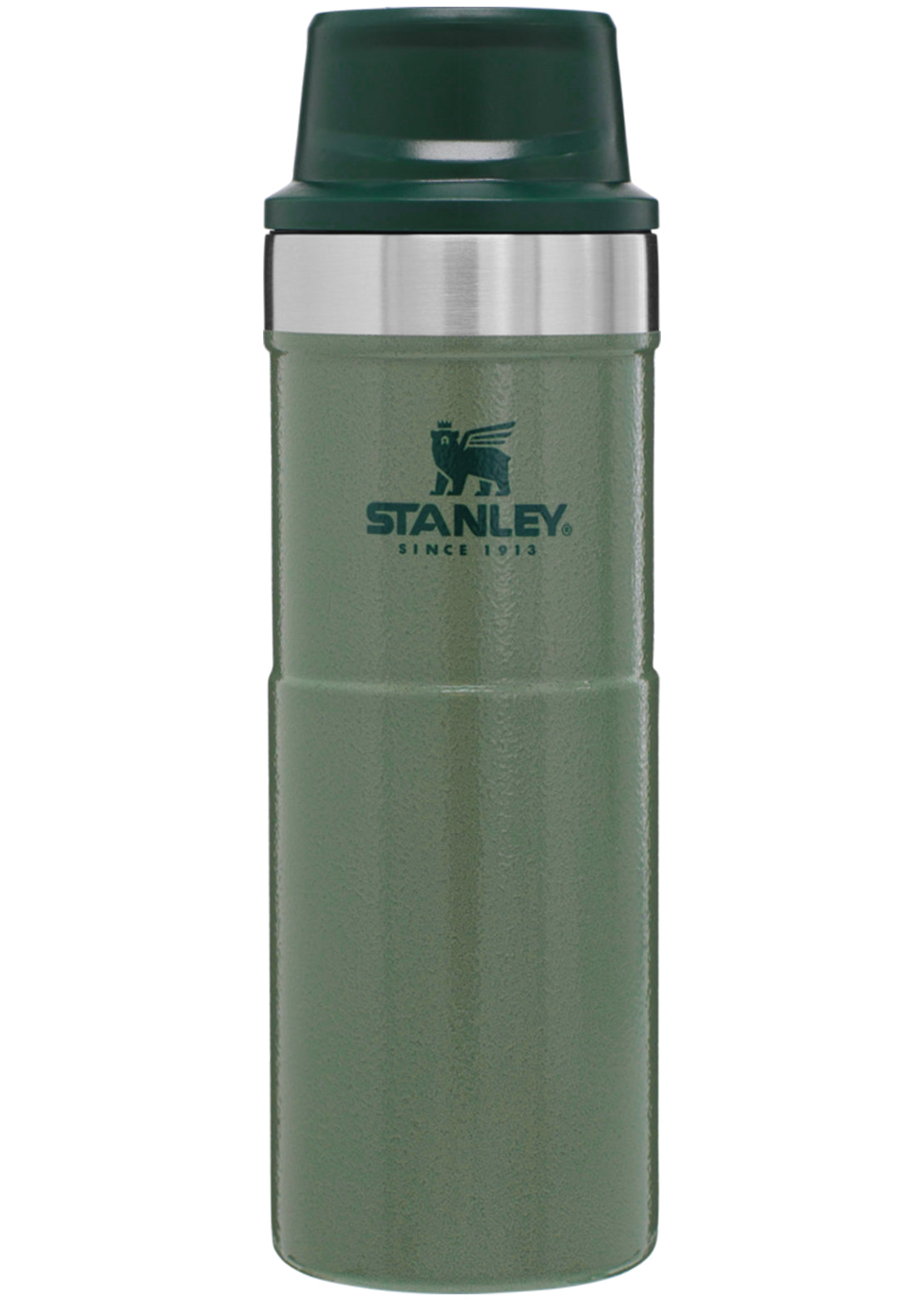 Stanley Classic Trigger-Action 16 Oz Travel Mug Hammertone Green