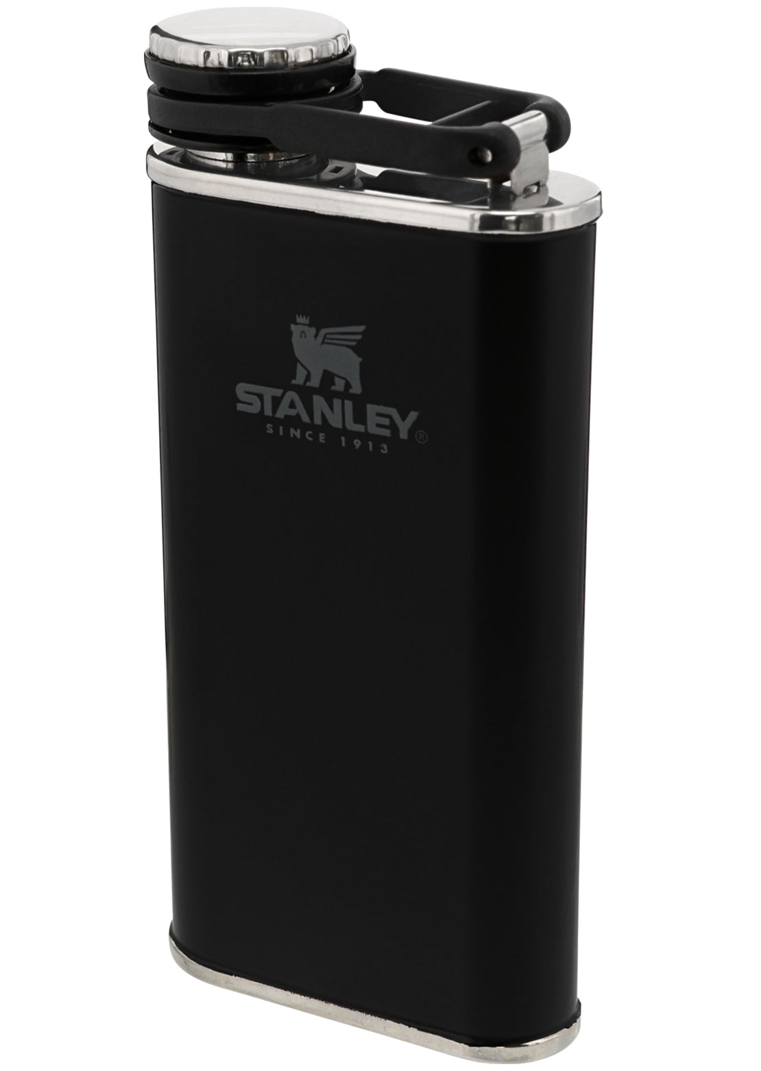 Stanley Easy Fill Wide Mouth 8 Oz Flask Black