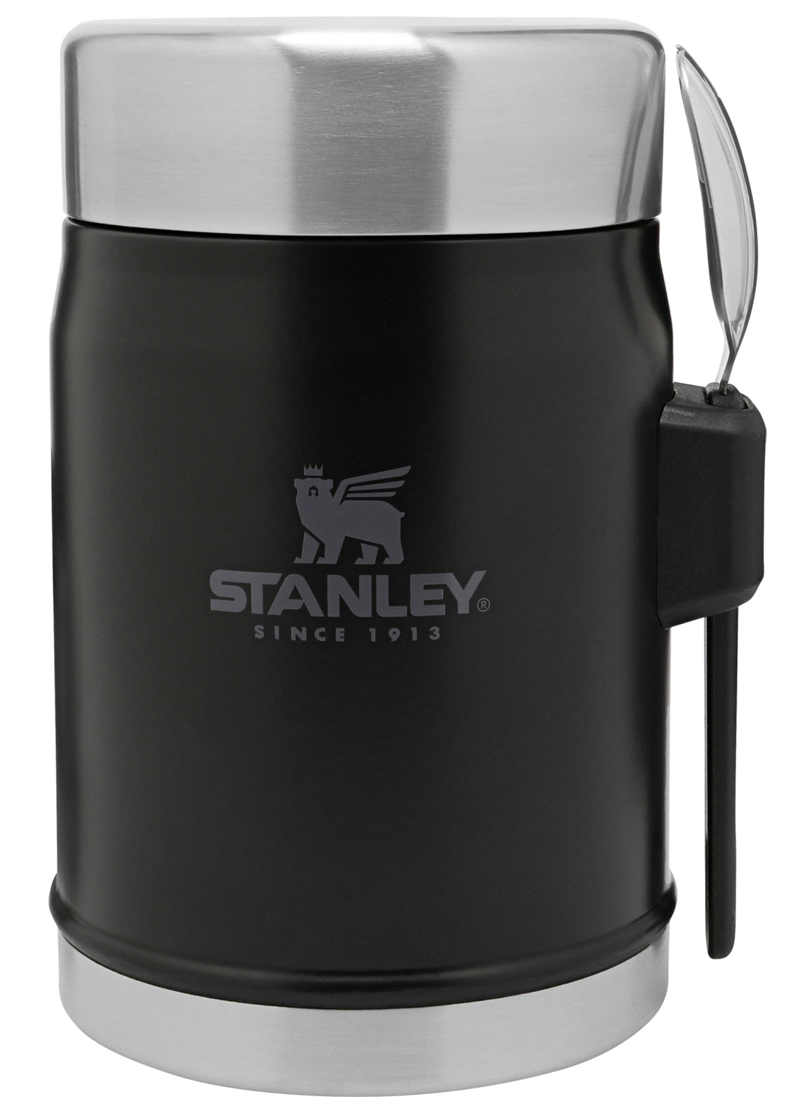 Stanley Legendary 14 Oz Food Jar + Spork Black