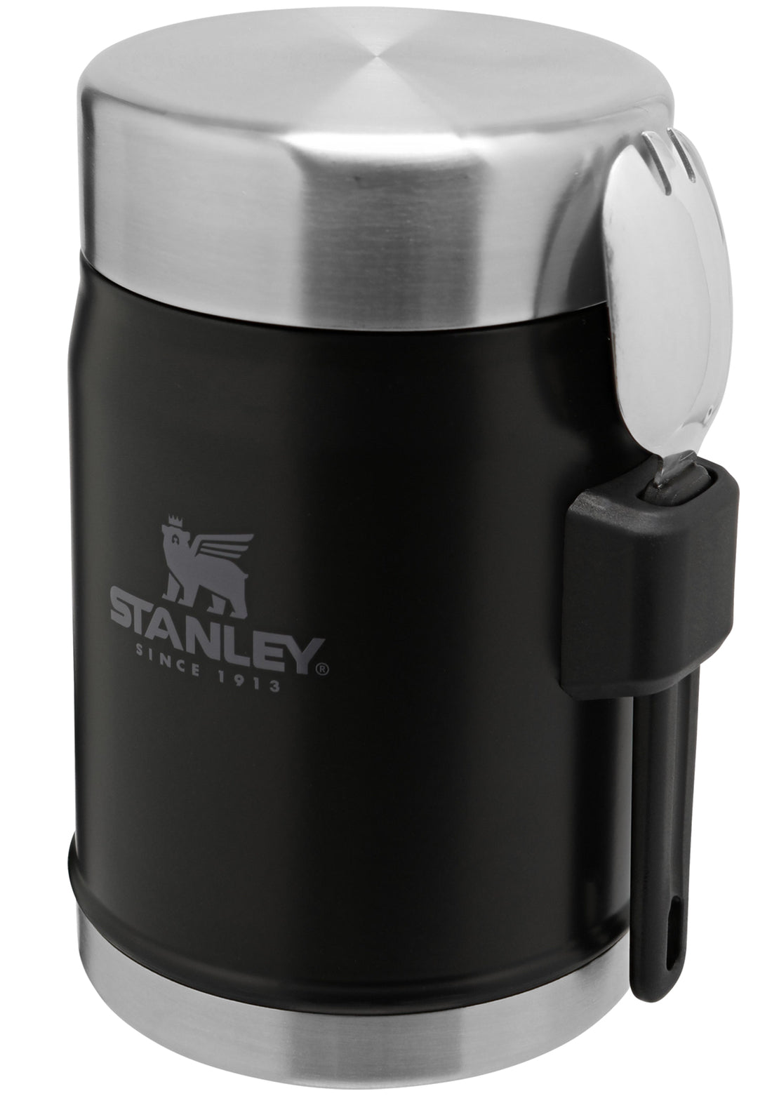 Stanley Legendary 14 Oz Food Jar + Spork Black