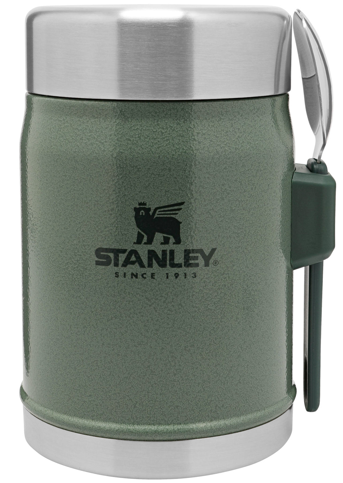 Stanley Legendary 14 Oz Food Jar + Spork Hammertone Green
