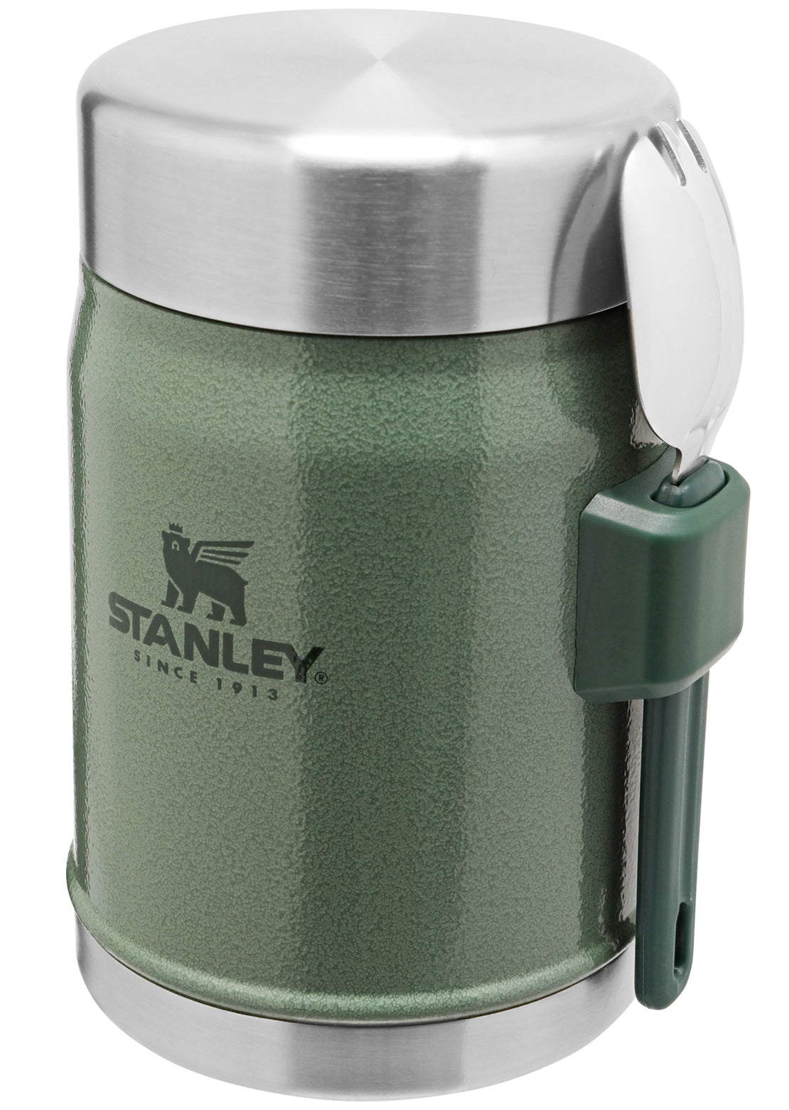 Stanley Legendary 14 Oz Food Jar + Spork Hammertone Green