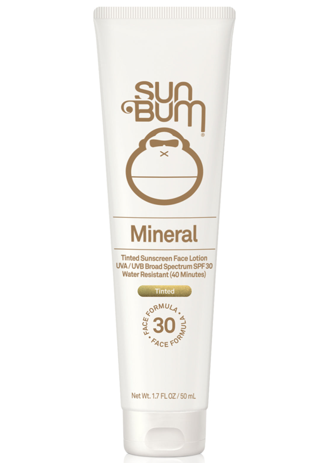 Sun Bum SPF 30 Tinted Face Sunscreen Lotion 1.7 oz
