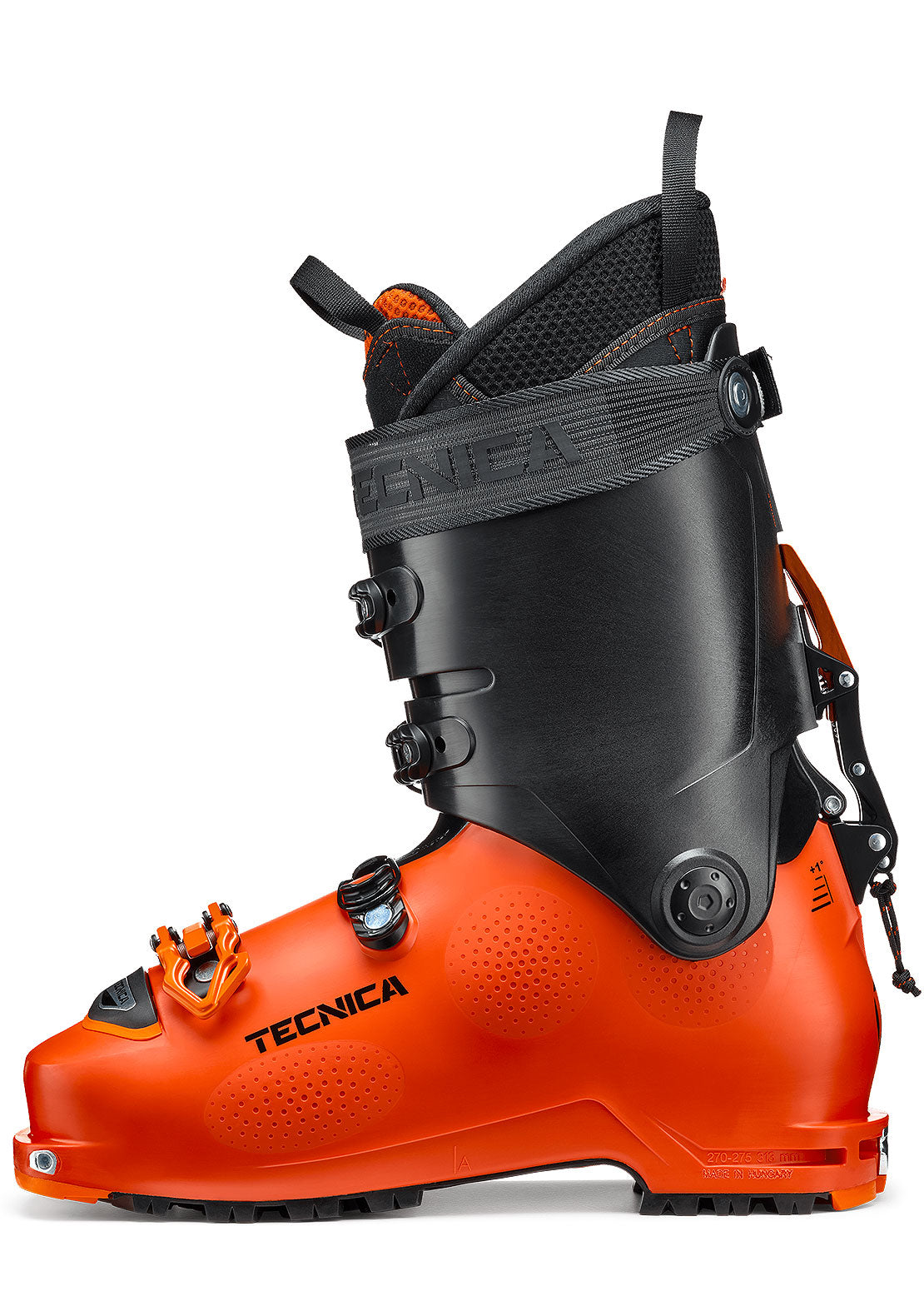 Tecnica Men&#39;s Zero G Tour Pro Ski Boots Black/Orange