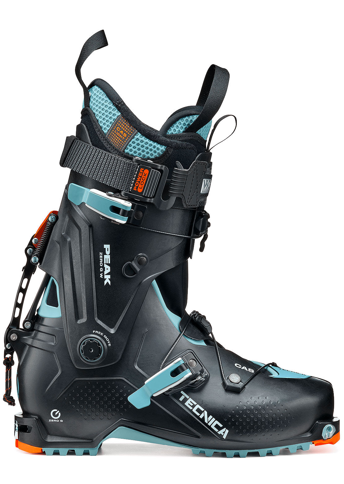 Tecnica Women&#39;s Zero G Peak Ski Boots Black/Light Blue