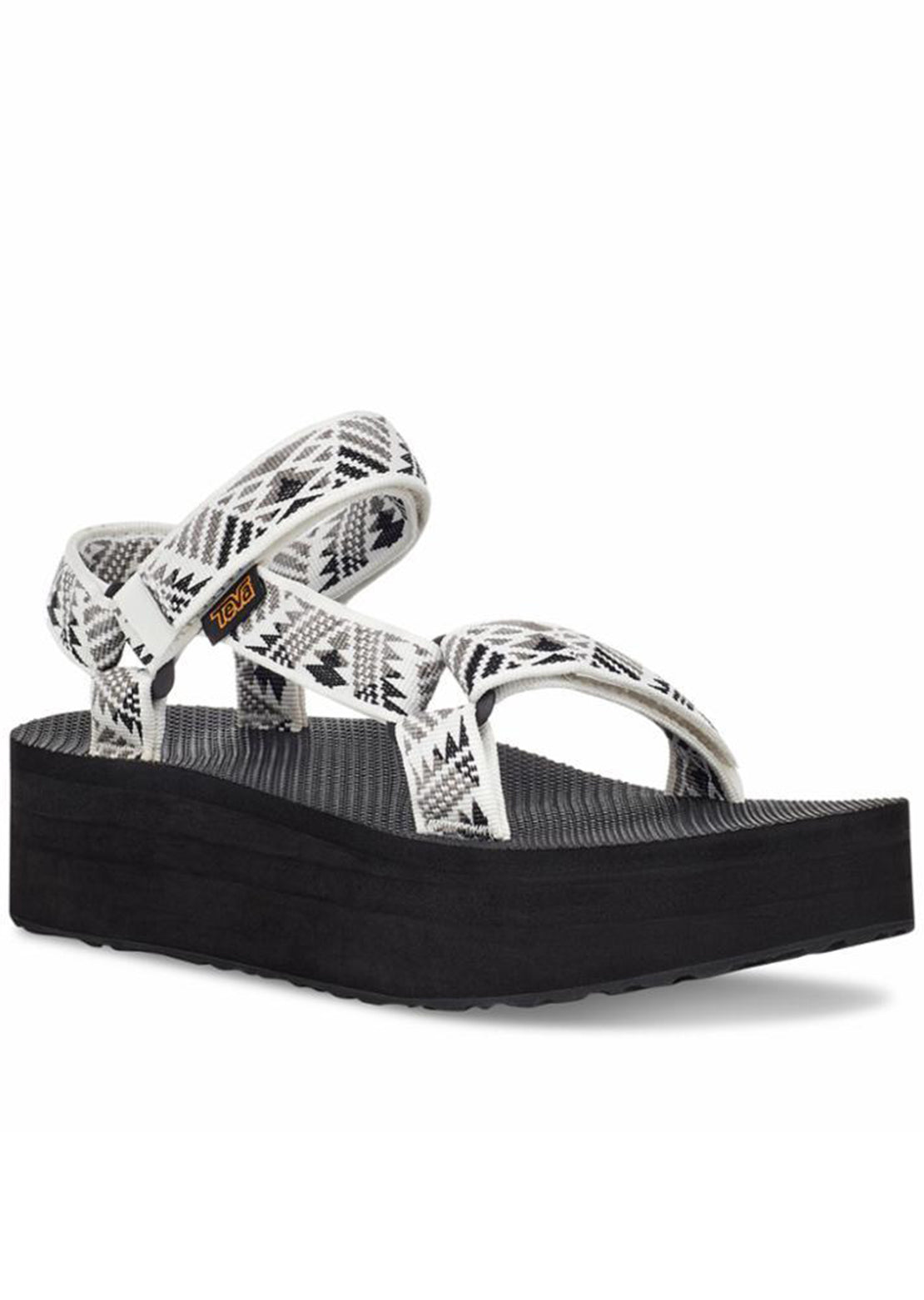 Teva Women&#39;s Flatform Universal Sandals Boomerang White/Grey