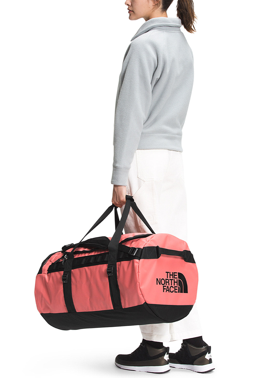 The North Face Base Camp M Duffel Bag Faded Rose/TNF Black