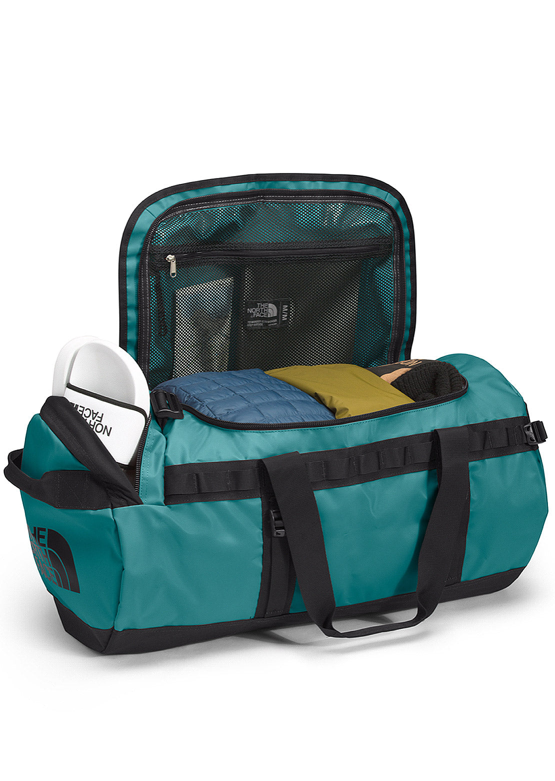 The North Face Base Camp M Duffel Bag Shaded Spruce/TNF Black