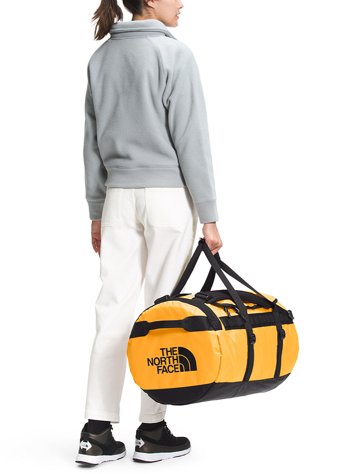 The North Face Base Camp M Duffel Bag Summit Gold/TNF Black