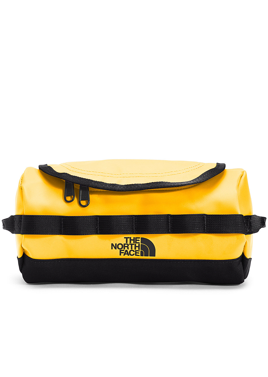 The North Face Base Camp S Travel Canister Bag Summit Gold/TNF Black