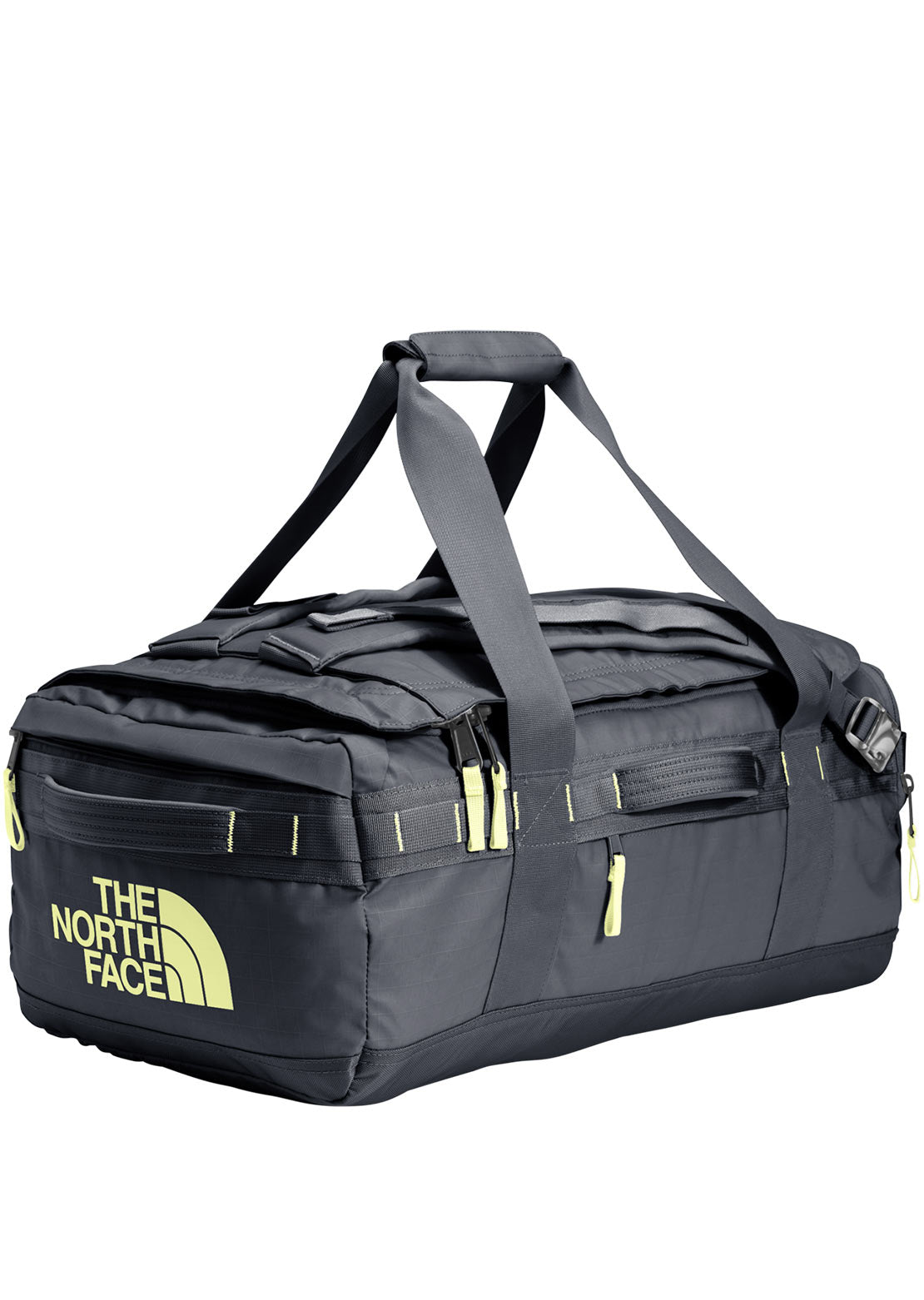 The North Face Base Camp Voyager 42L Duffel Bag Vanadis Grey/Pale Lime Yellow