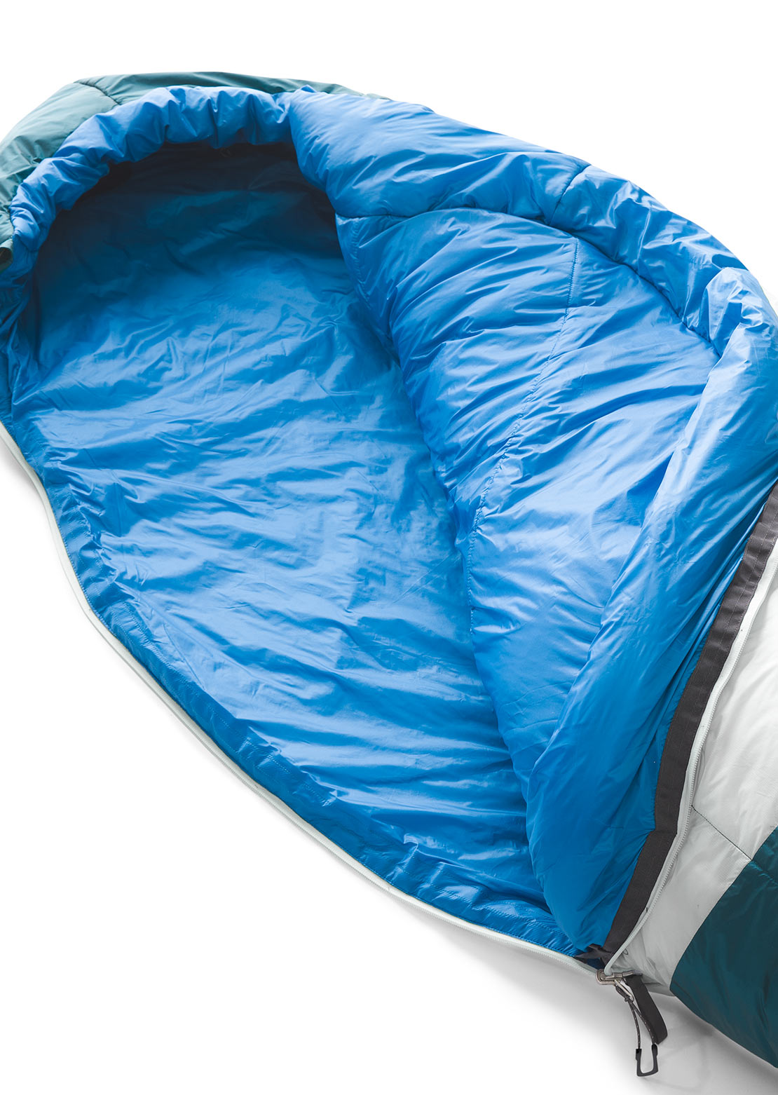 The North Face Cat&#39;s Meow Eco Right Handed Sleeping Bag Banff Blue/Tin Grey
