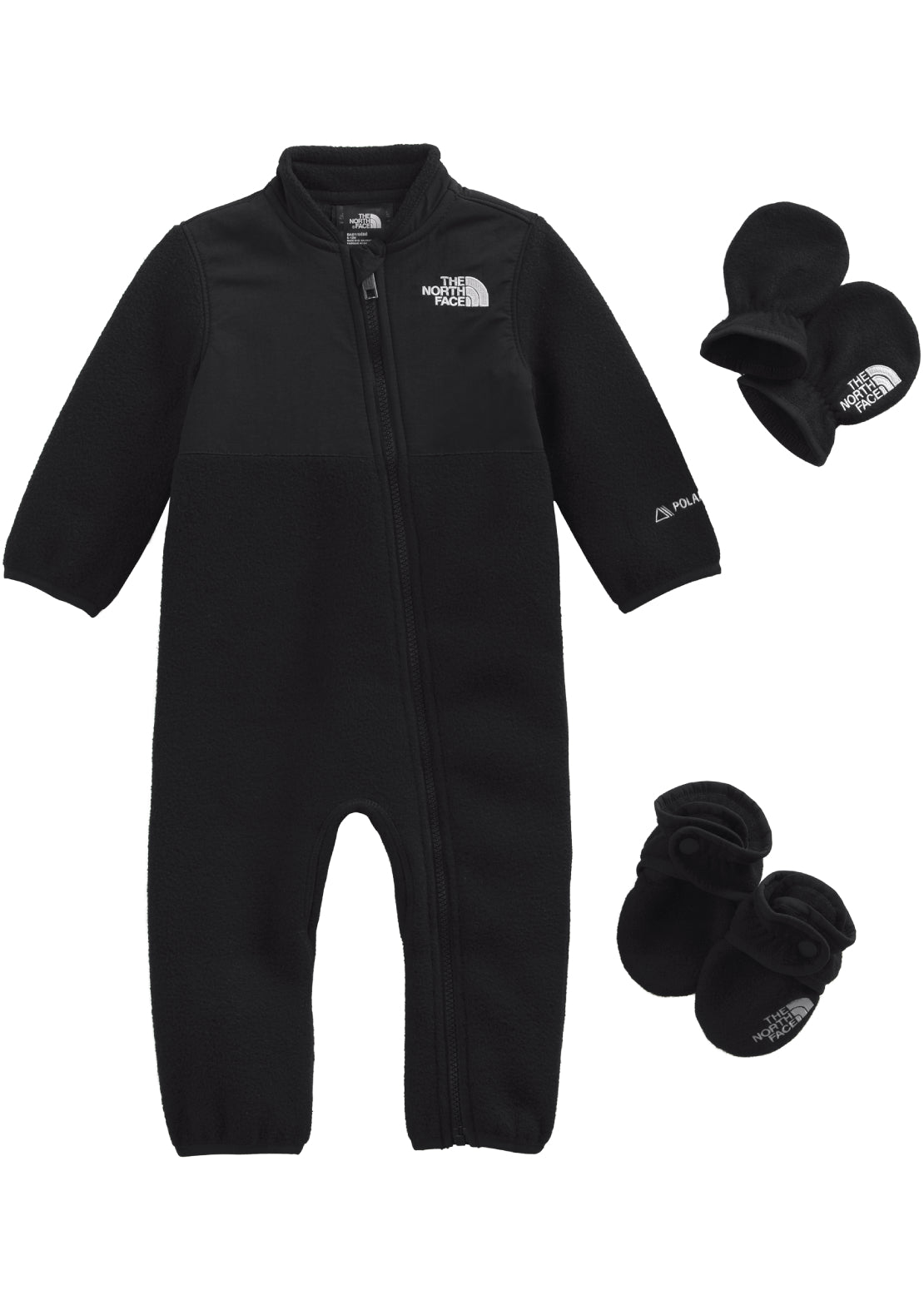 The North Face Infant Denali One-Piece Set TNF Black