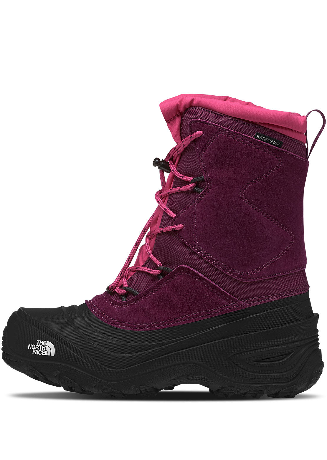 The North Face Junior Alpenglow V WP Boots Boysenberry/TNF Black