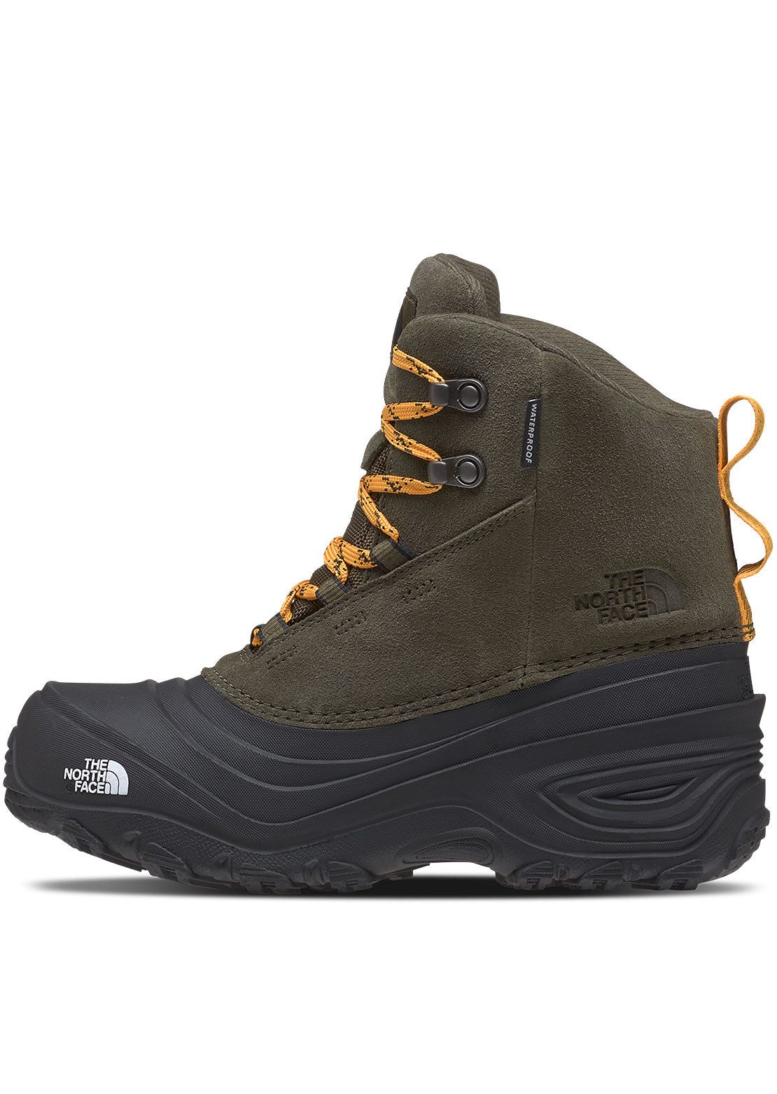 The North Face Junior Chilkat V Lace WP Boots New Taupe Green/TNF Black