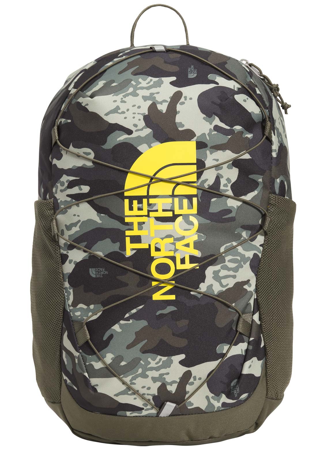 The North Face Junior Court Jester Backpack New Taupe Green Never Stop Camo Print/New Taupe Green